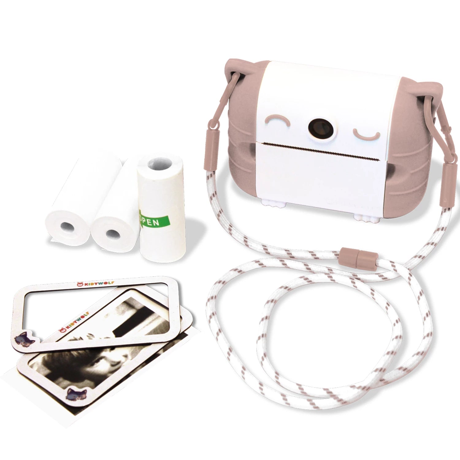 Kidywolf Sofortbildkamera pfirsich