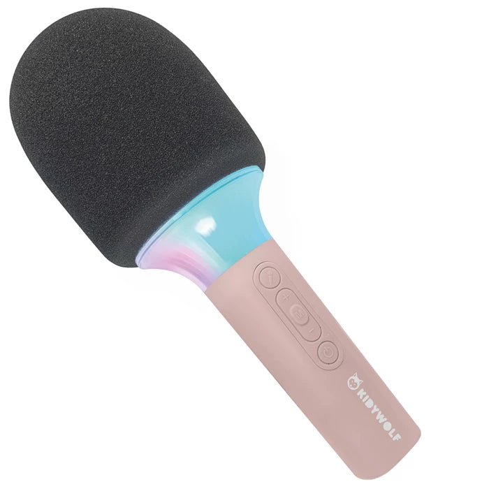 Mikrofon Bluetooth mit Licht rosa
