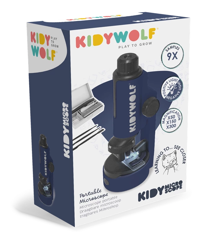 Kidywolf Mikroskop blau