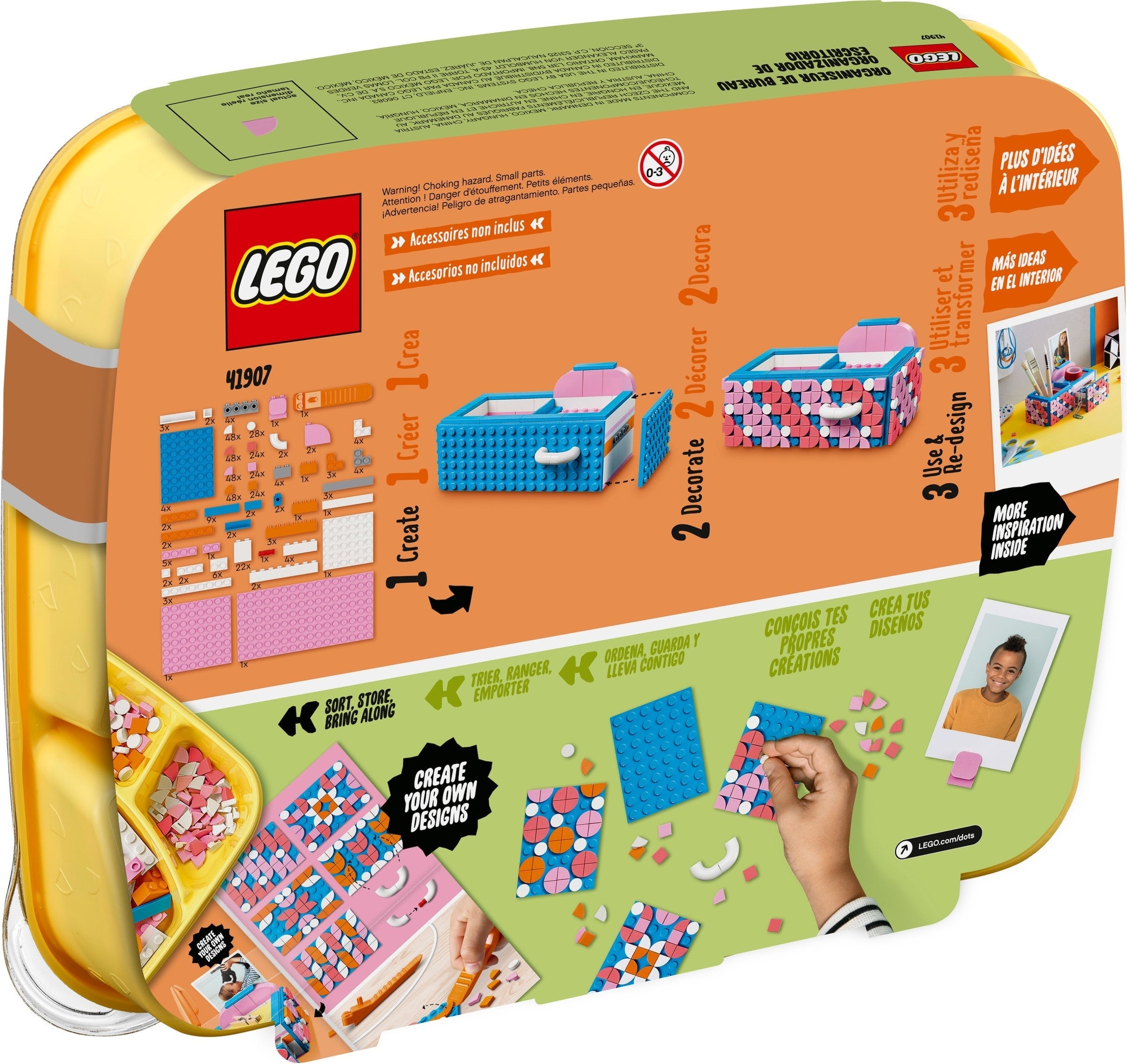 Porte-stylo Lego Dots avec tiroir 41907