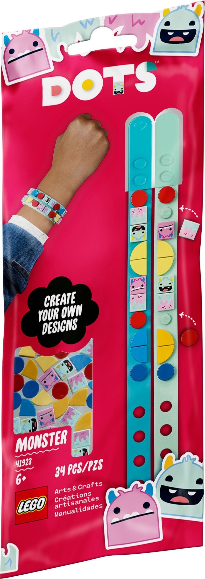 Bracelets d'amitié monstre LEGO Dots