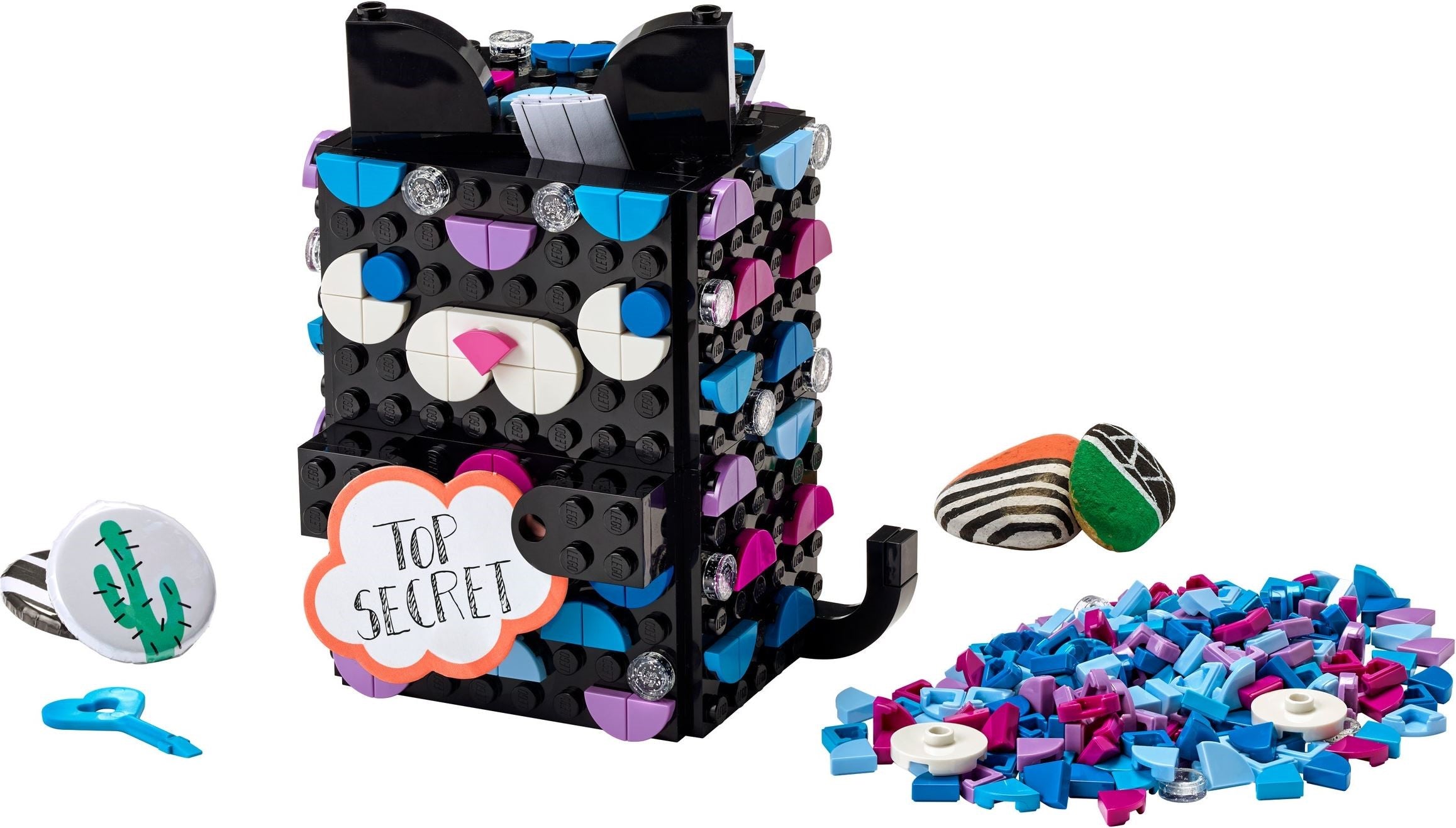 Boîte secrète LEGO DOTS chat 41924