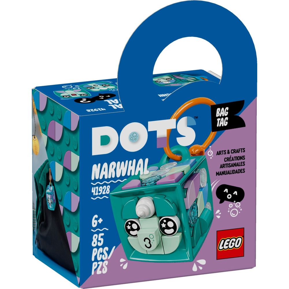 LEGO DOTS Taschenanhänger Narwal 41928