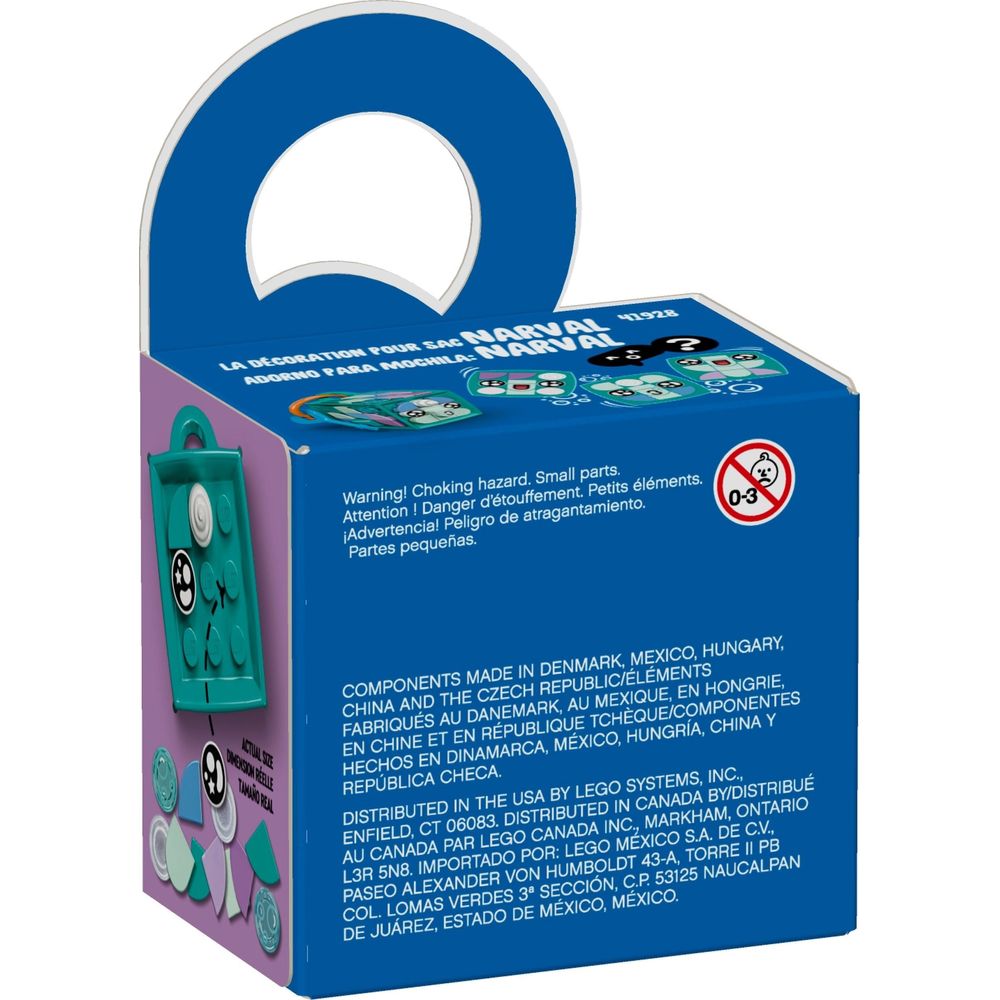 LEGO DOTS Taschenanhänger Narwal 41928