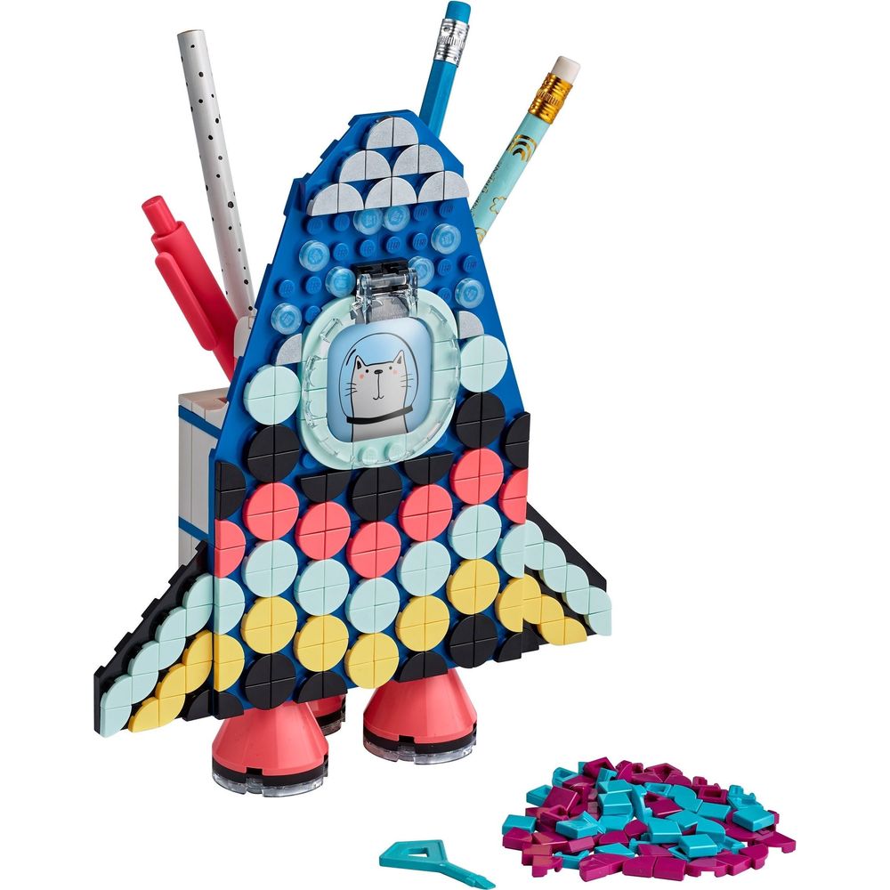 Porte-crayon LEGO DOTS Rockets 41936