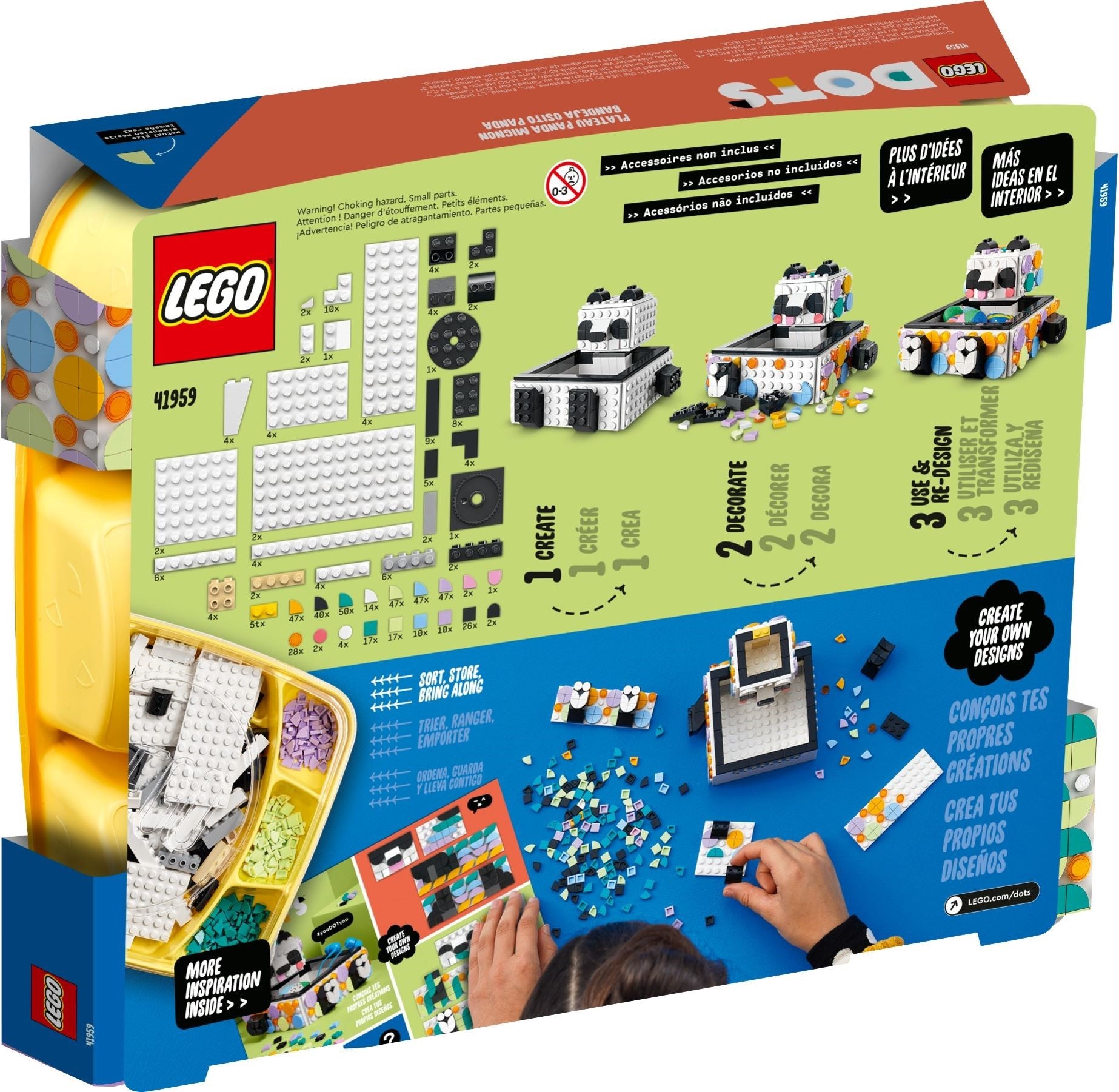LEGO Dots Panda Ablageschale 41959