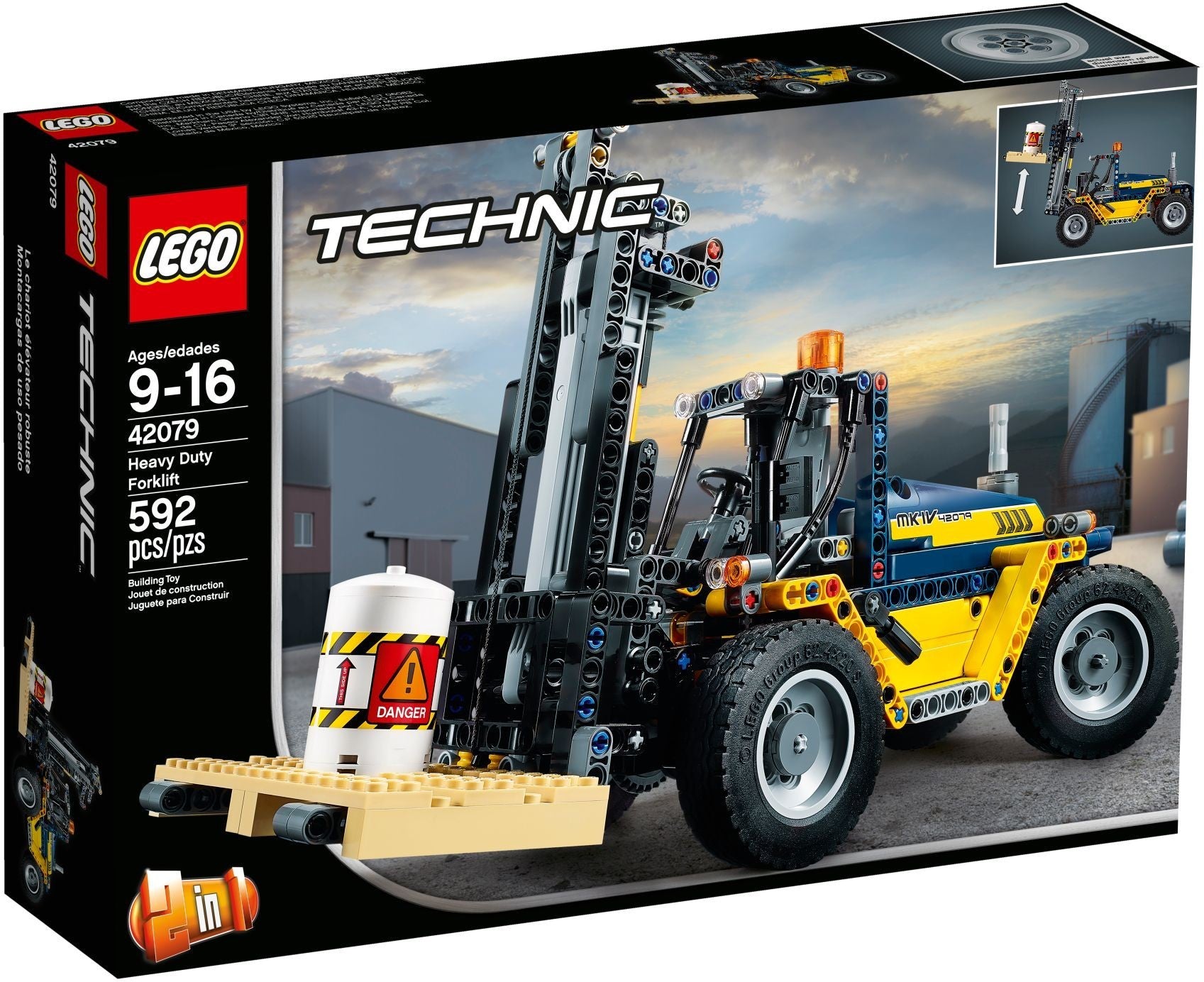 LEGO Technic Schwerlast-Gabelstabler 42079