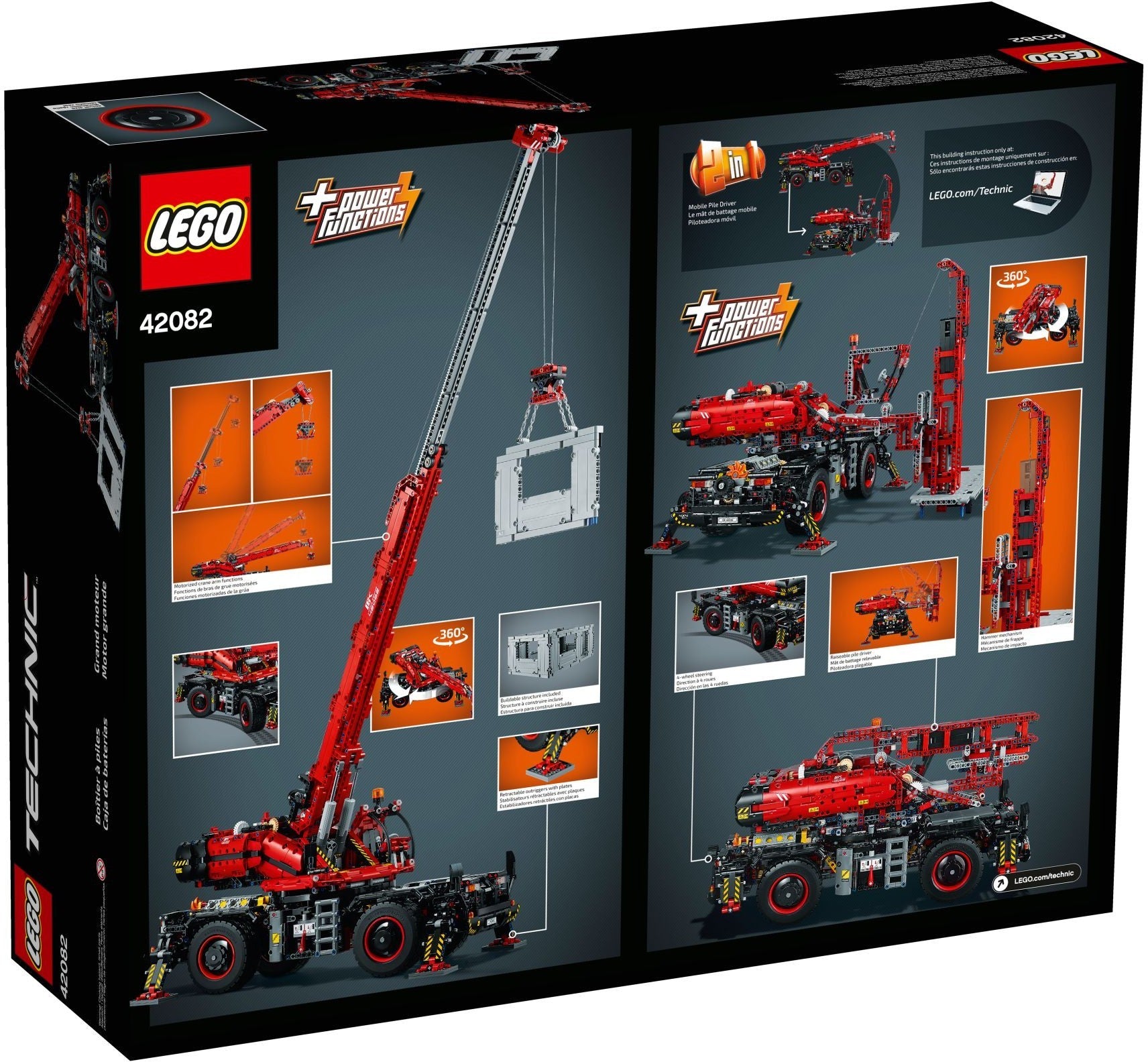 Camion grue tout-terrain LEGO Technic 42082