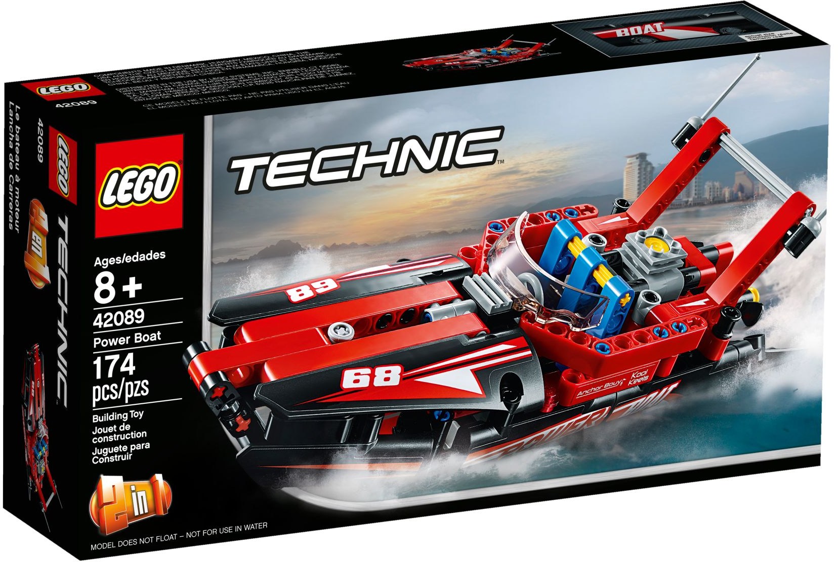 Bateau de course LEGO Technic 42089