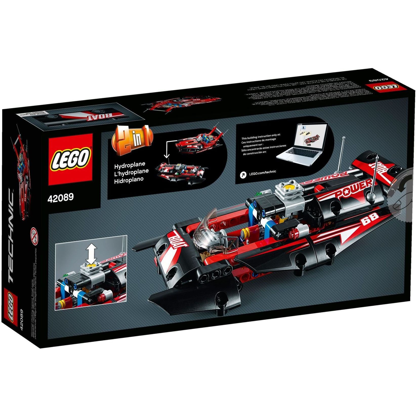 Bateau de course LEGO Technic 42089
