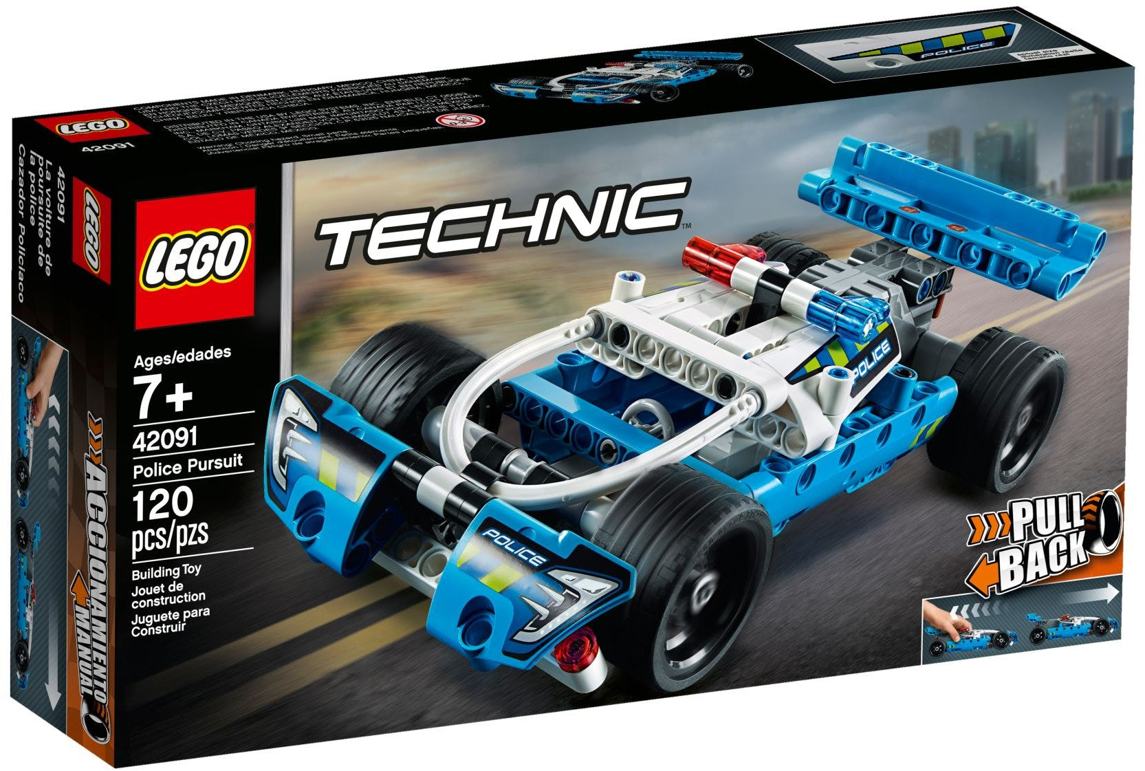 LEGO Technic La poursuite policière 42091
