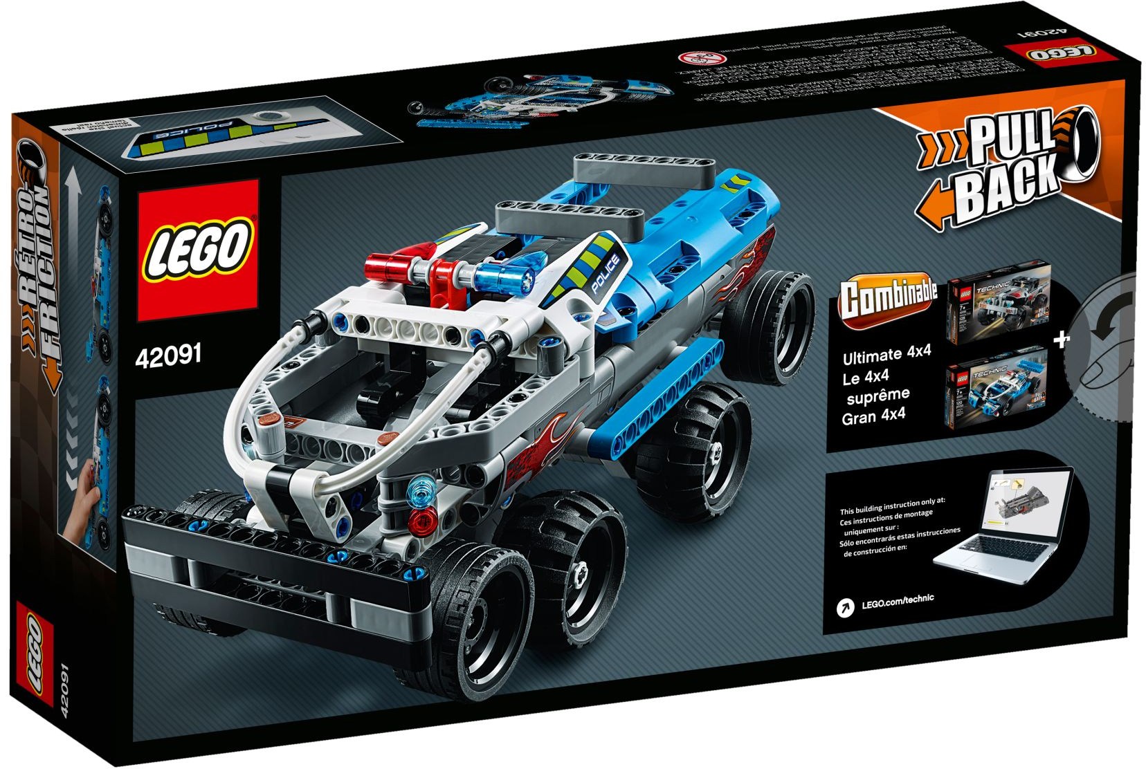 LEGO Technic La poursuite policière 42091
