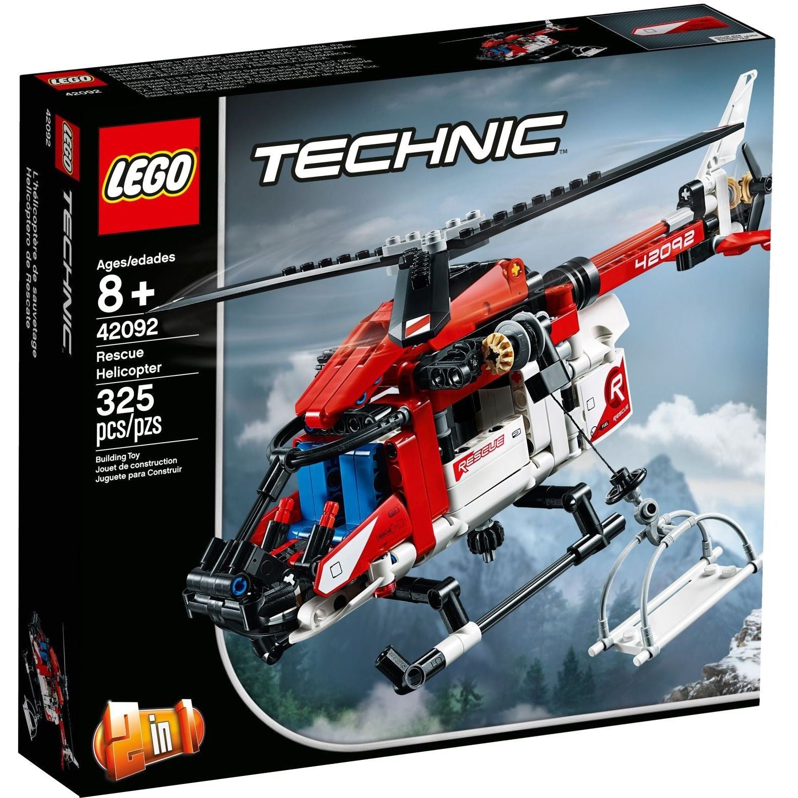 Hélicoptère de sauvetage LEGO Technic 42092