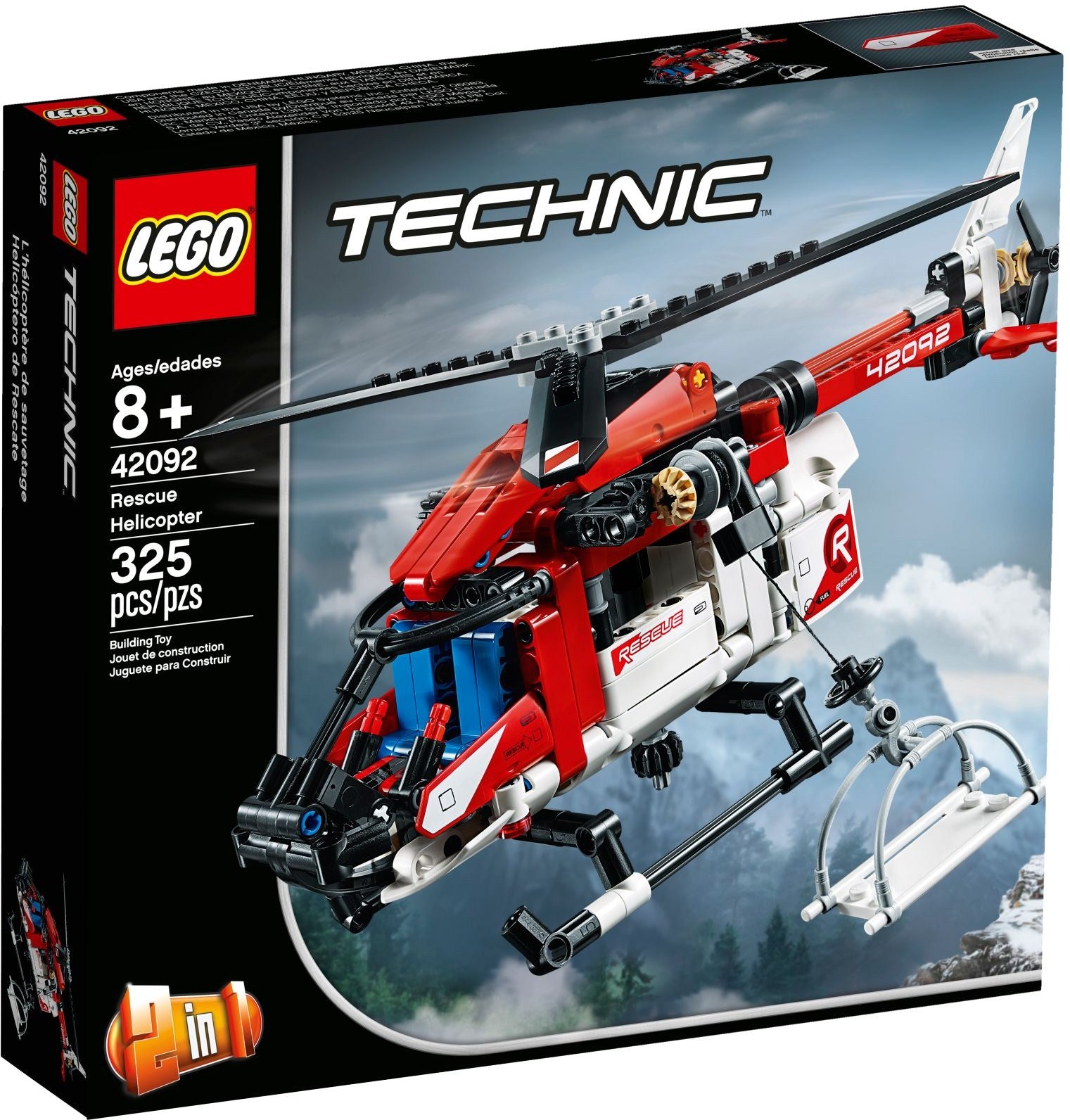 Hélicoptère de sauvetage LEGO Technic 42092