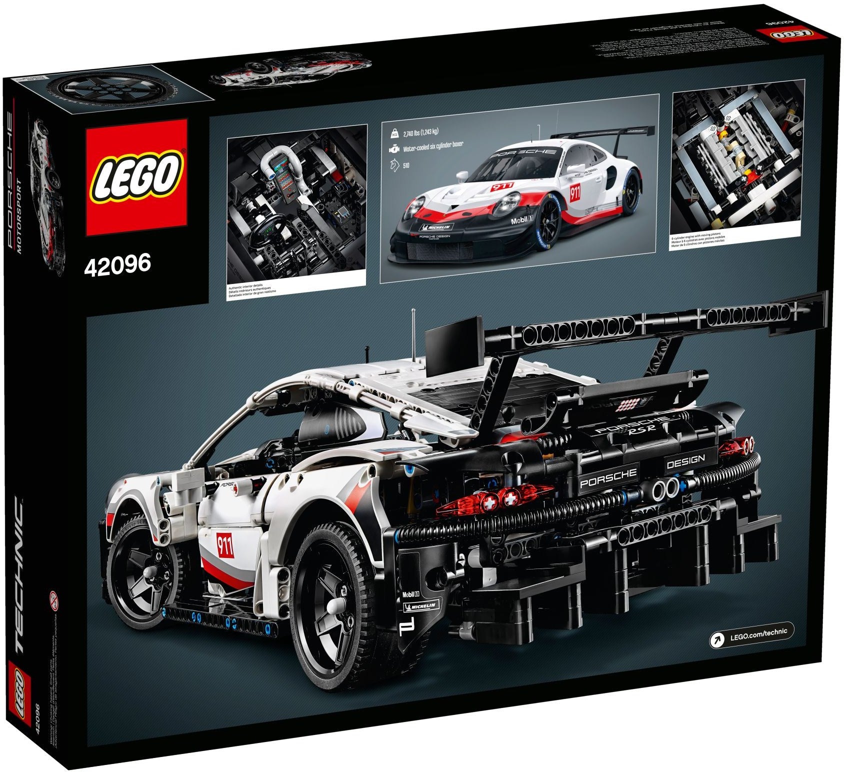 LEGO Technic Porsche 911 RSR 42096