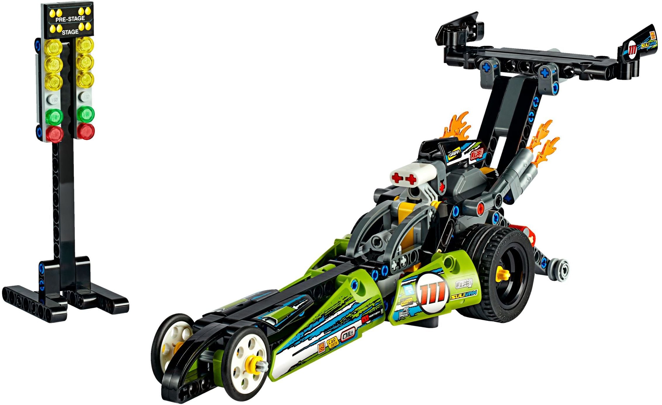 Voiture de course LEGO Technic Dragster 42103