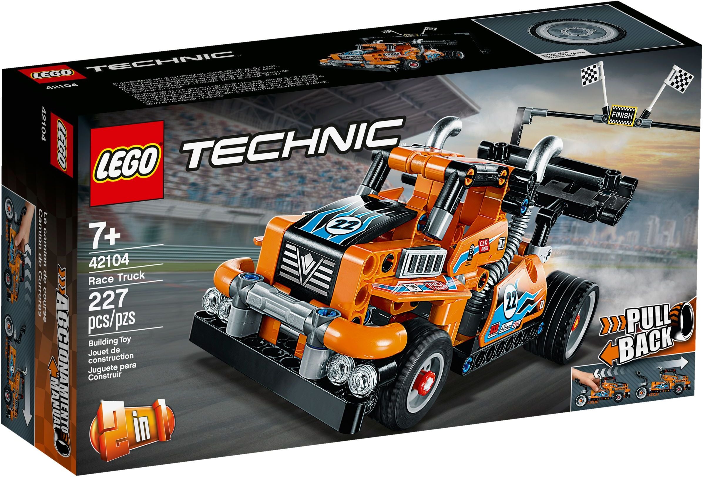 Le camion de course LEGO Technic 42104