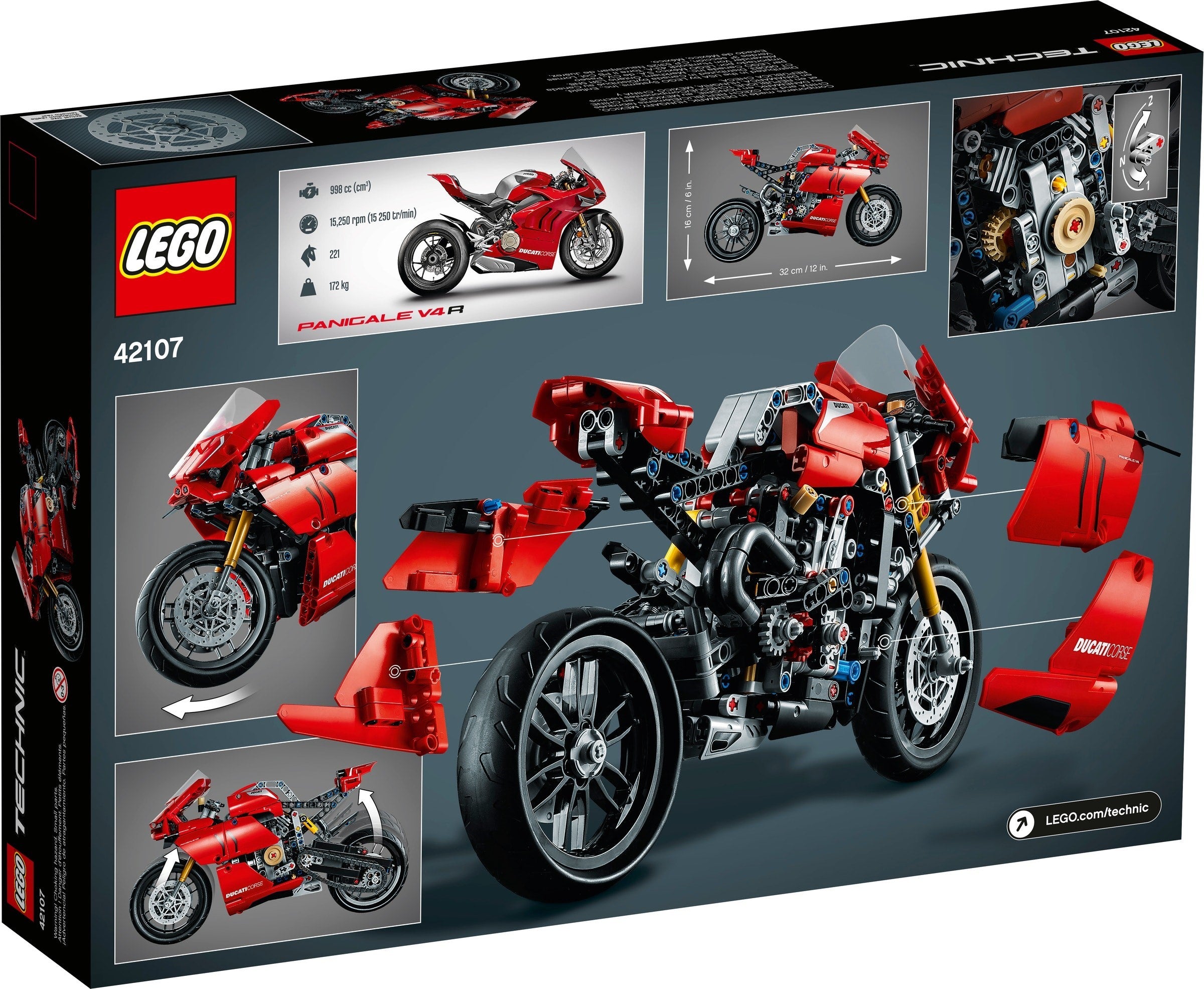 LEGO Technic Ducati Panigale V4R 42107