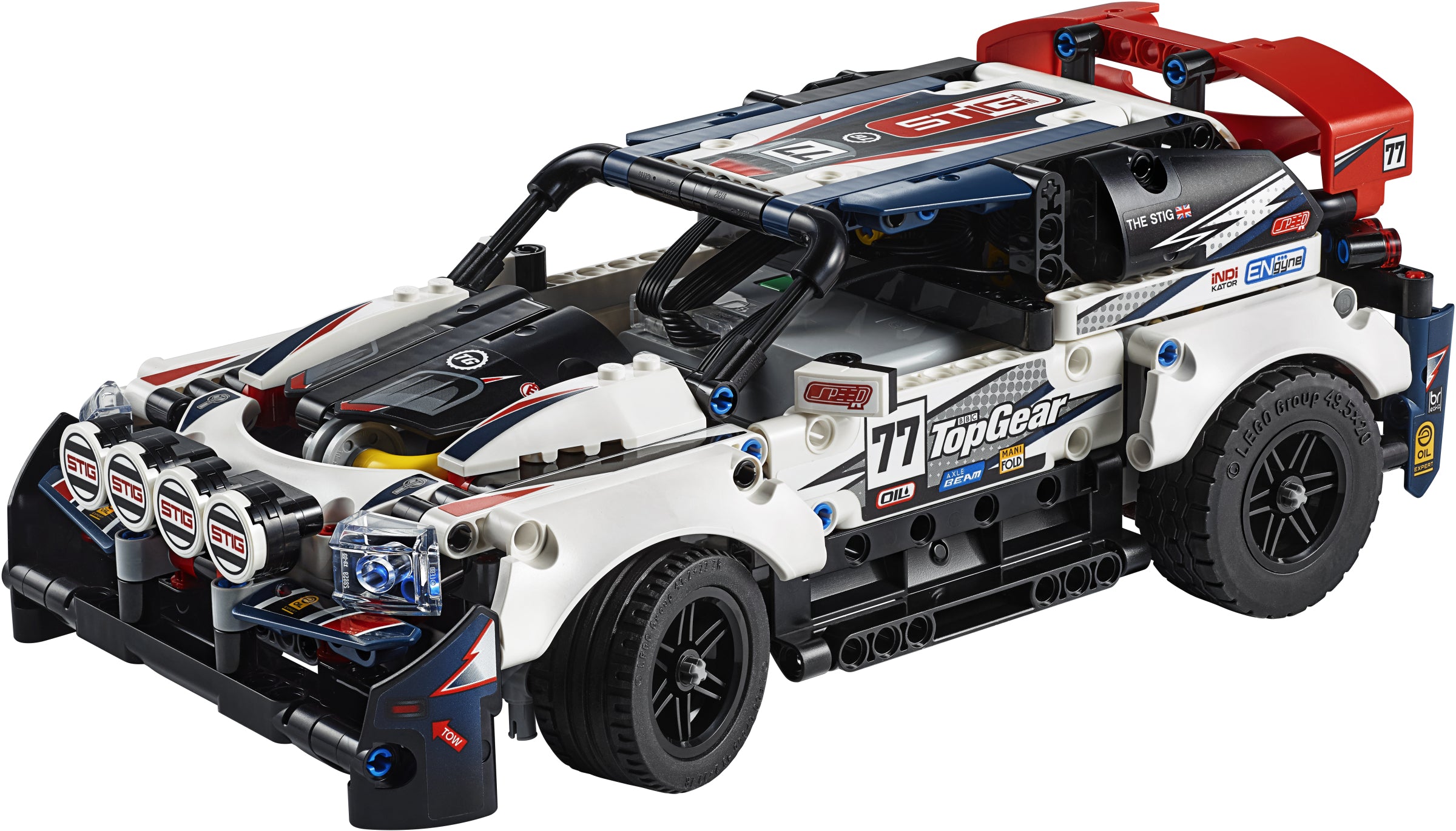 Voiture de rallye LEGO Technic Top-Gear avec contrôle par application 42109