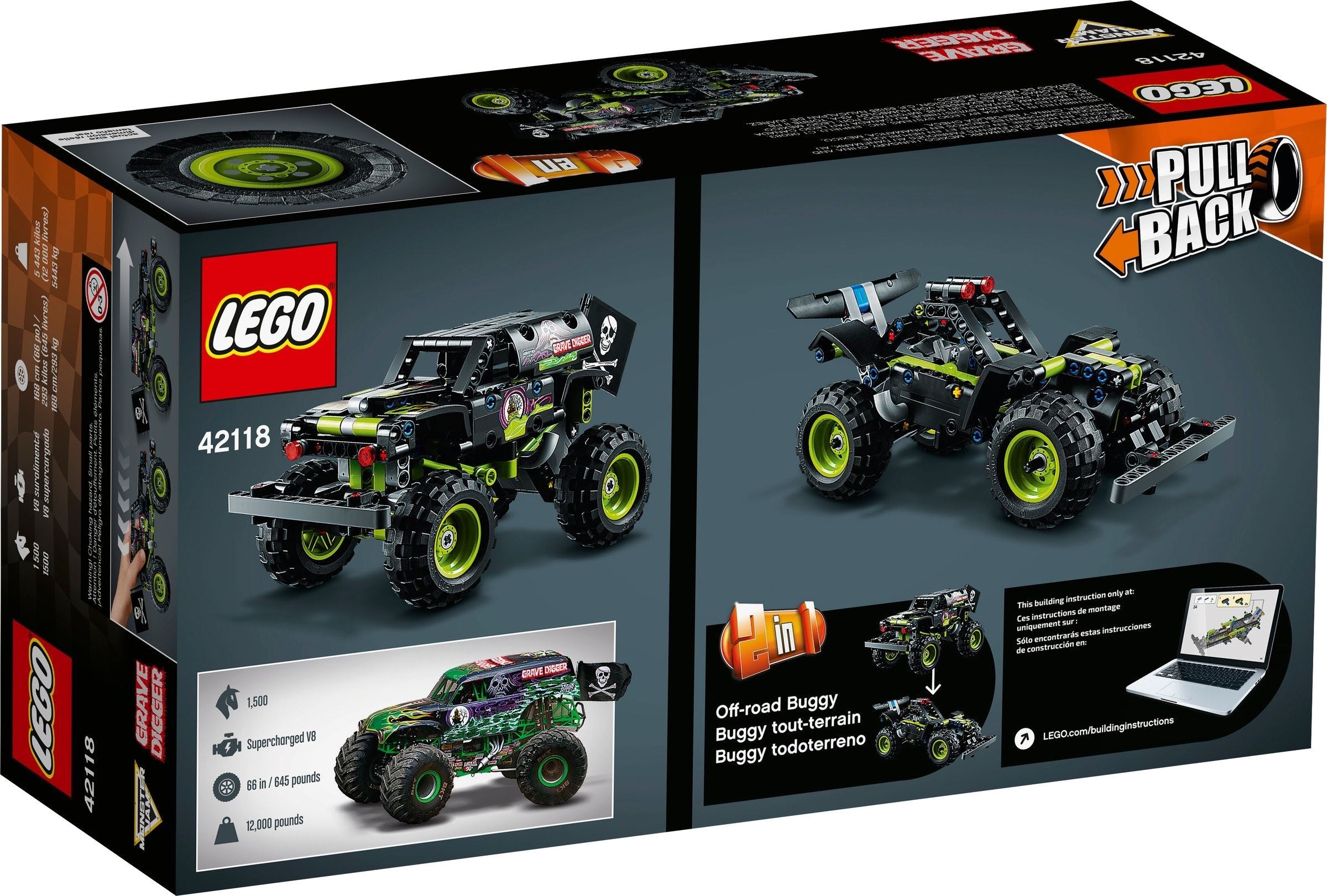 LEGO Technic Monster Jam Grave Digger 42118