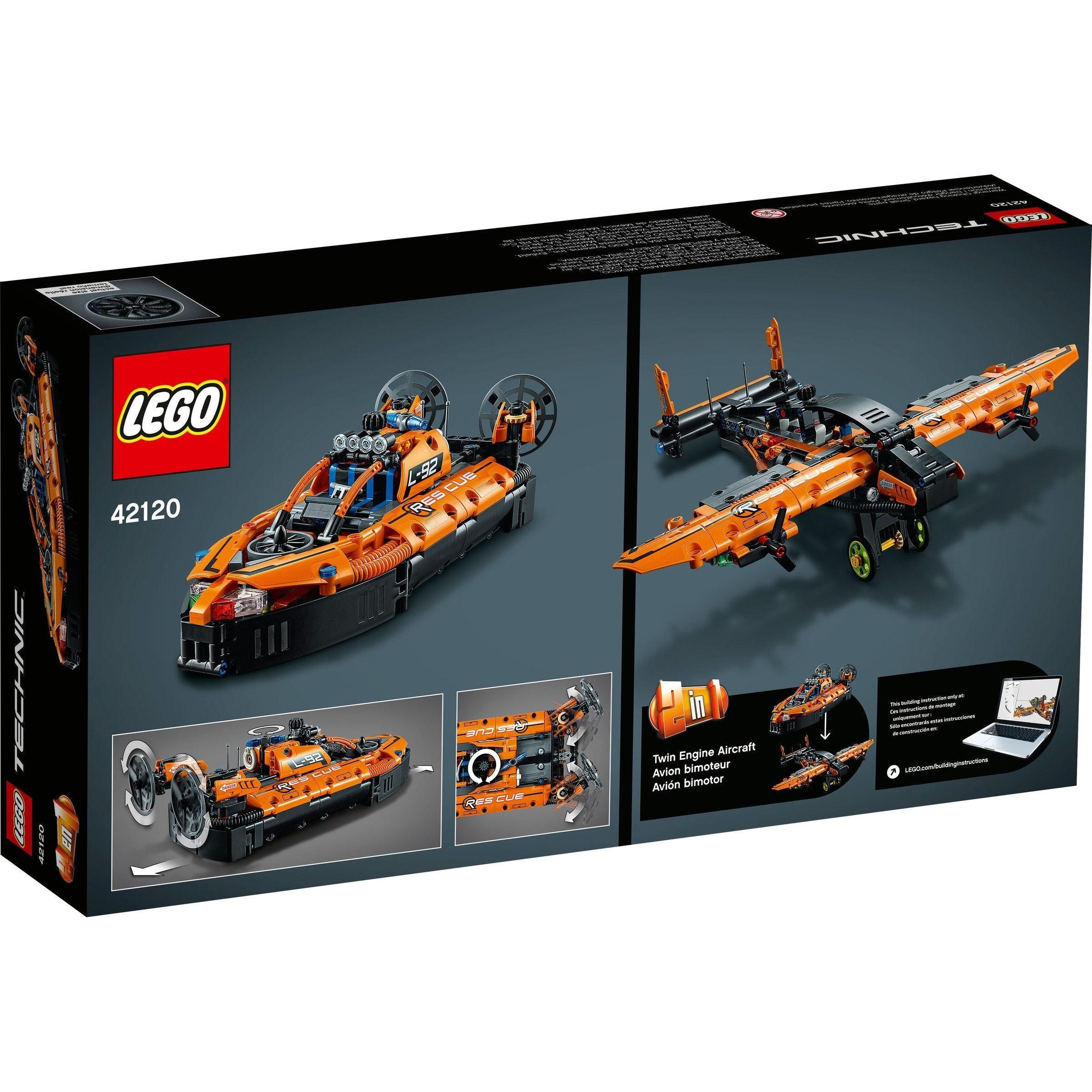 LEGO Technic Luftkissenboot für Rettungseinsätze 42120