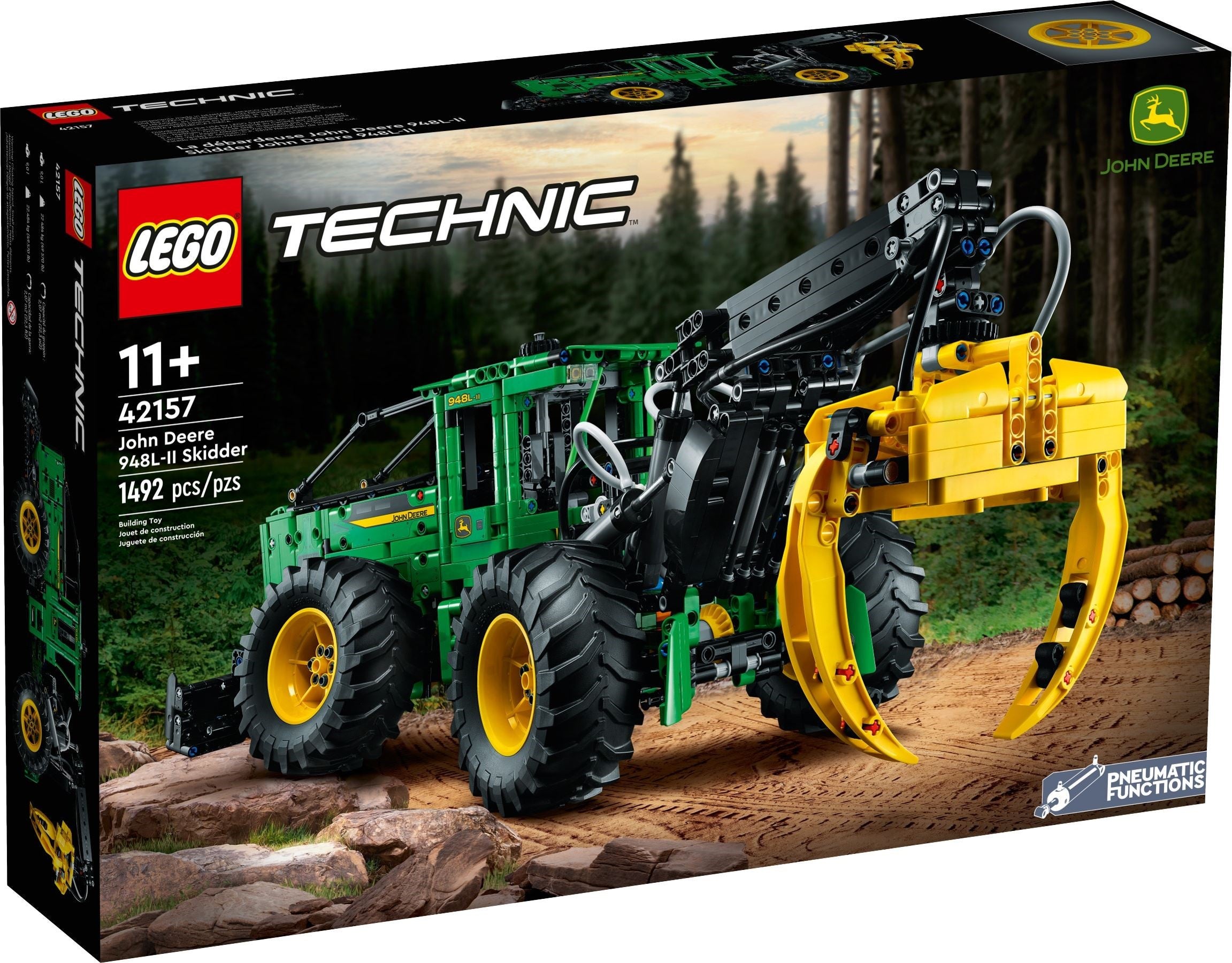LEGO Technic John Deere 948L-II Skidder 42157