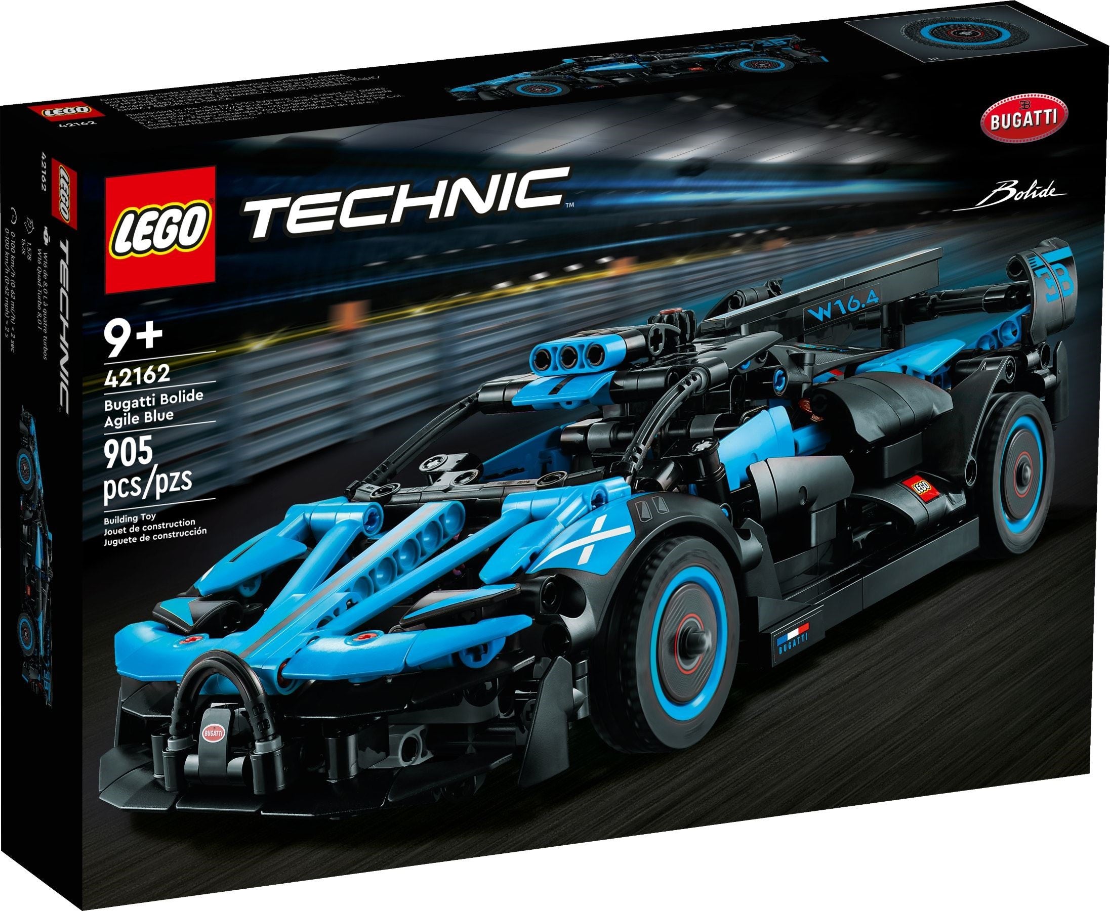 LEGO Technic Bugatti Bolide Agile Blue 42162