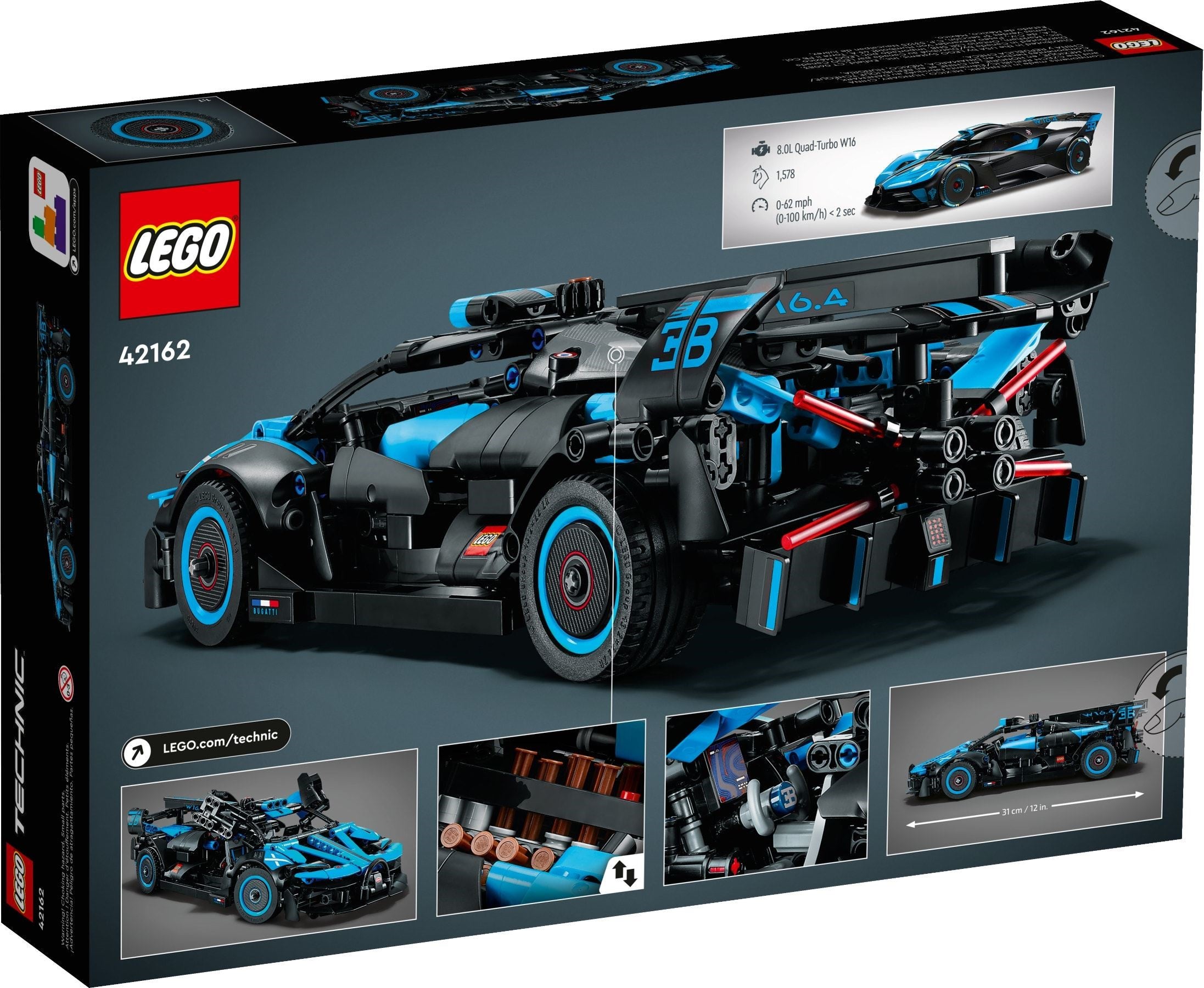 LEGO Technic Bugatti Bolide Agile Blue 42162