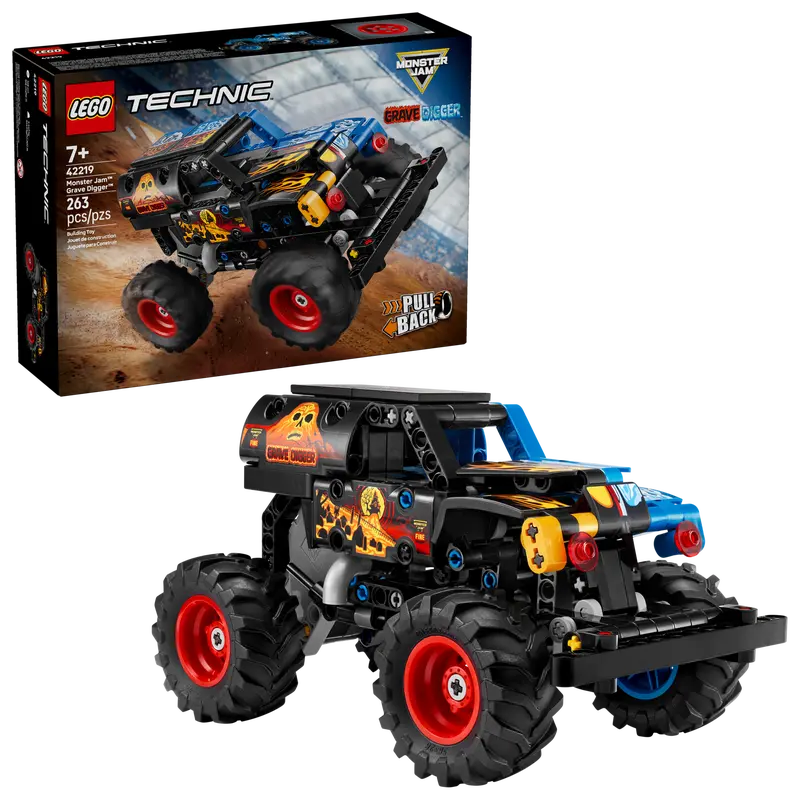 LEGO Technic Monster Jam™ Grave Digger™ Feuer und Eis 42219