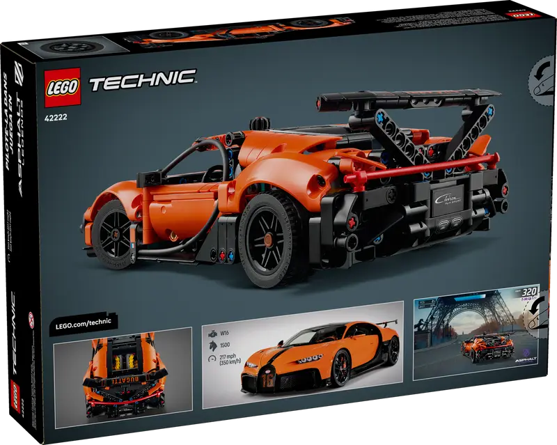 LEGO Technic Bugatti Chiron Pur Sport Hypercar 42222