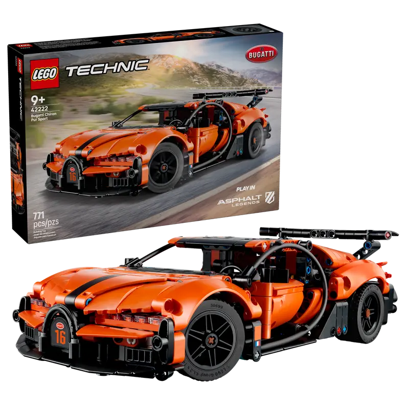 LEGO Technic Bugatti Chiron Pur Sport Hypercar 42222