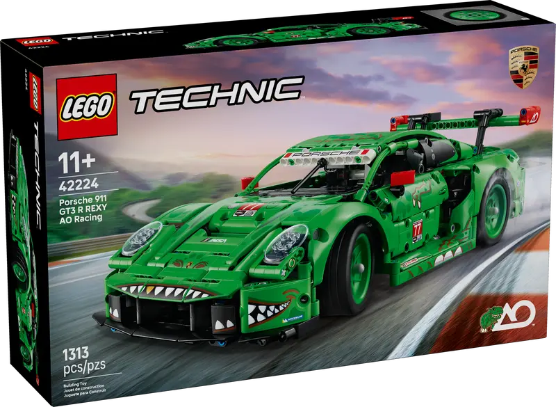 LEGO Technic Porsche 911 GT3 R REXY AO Racing Rennwagen 42224