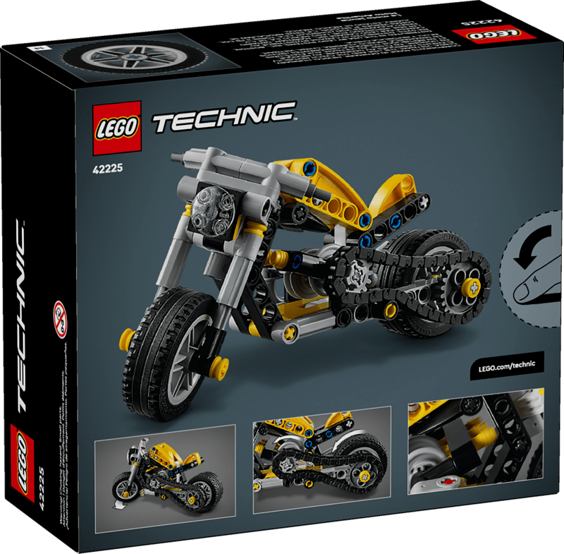 LEGO Technic Gelbes Motorrad 42225