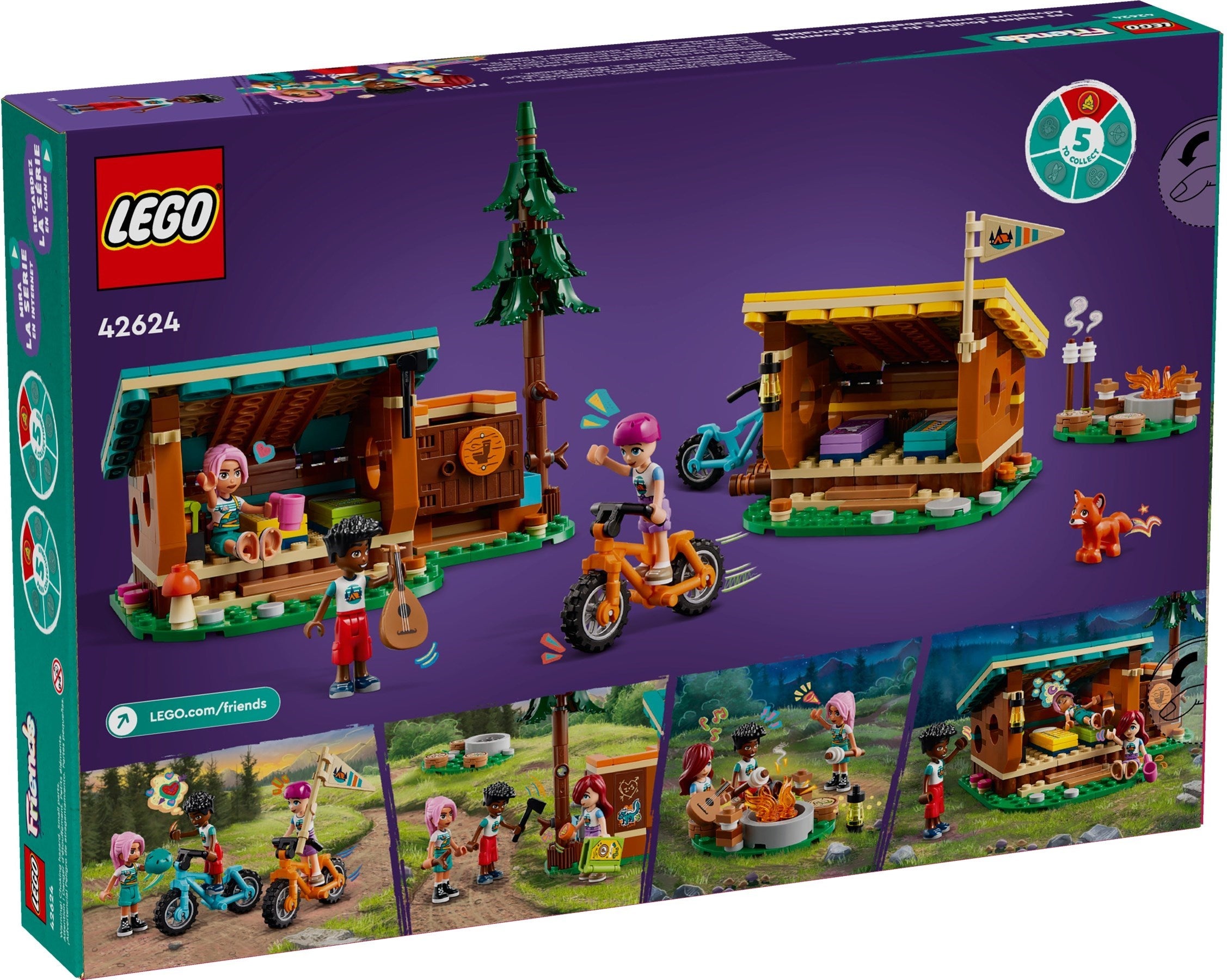 LEGO Friends Gemütliche Hütten im Abenteuercamp 42624
