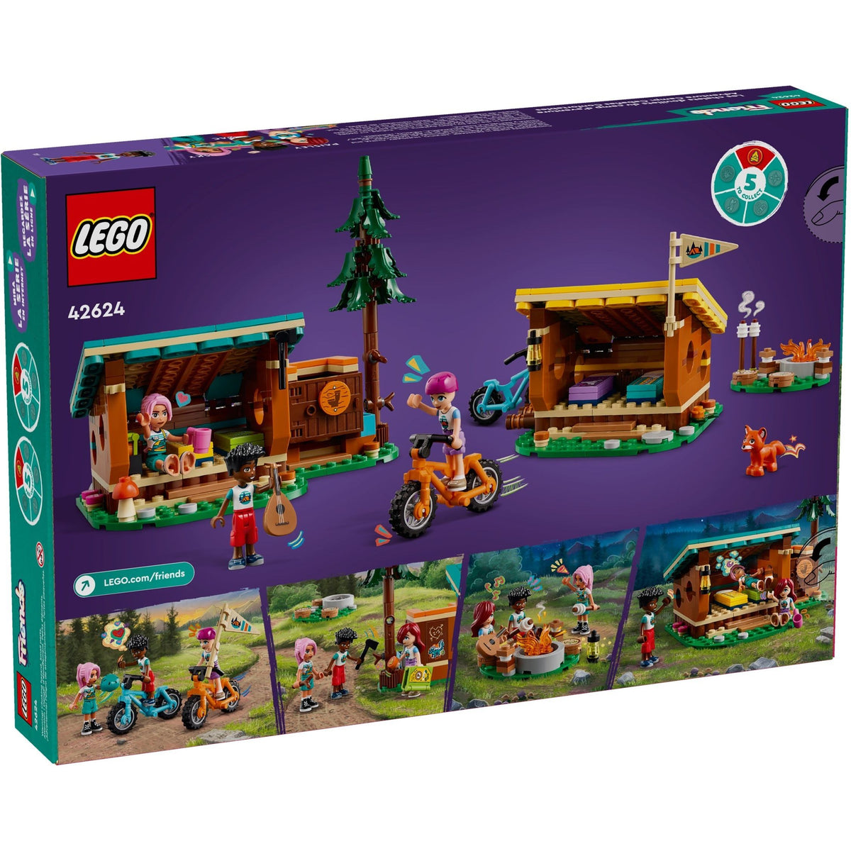 LEGO Friends Gemütliche Hütten im Abenteuercamp 42624