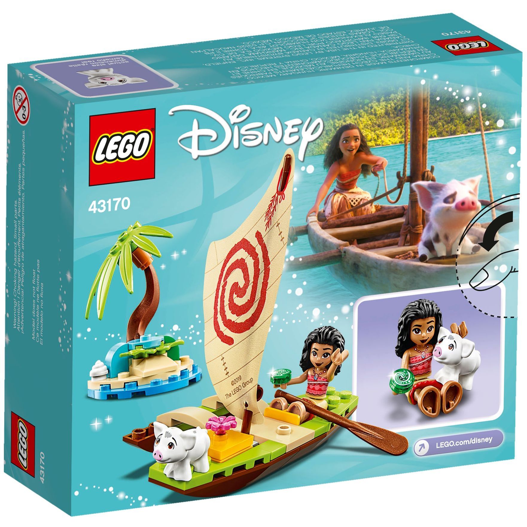 LEGO Disney Vaianas Boot 43170