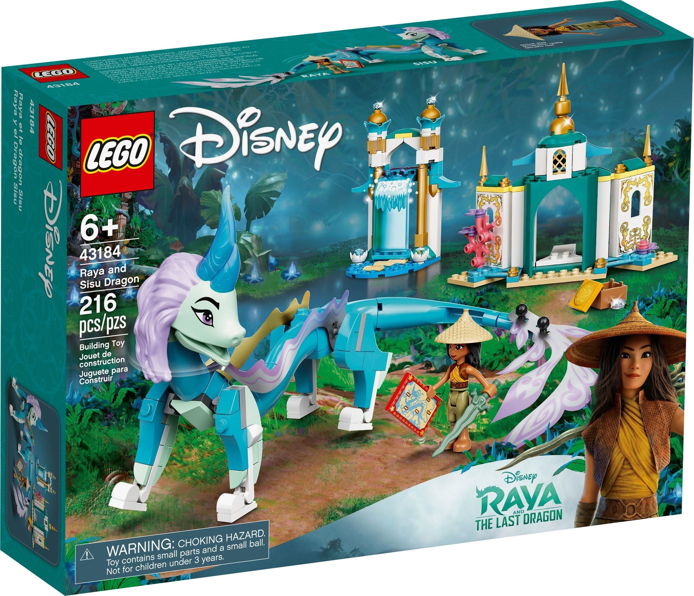 LEGO Disney Raya und der letzte Drache Raya und der Sisu Drache 43184