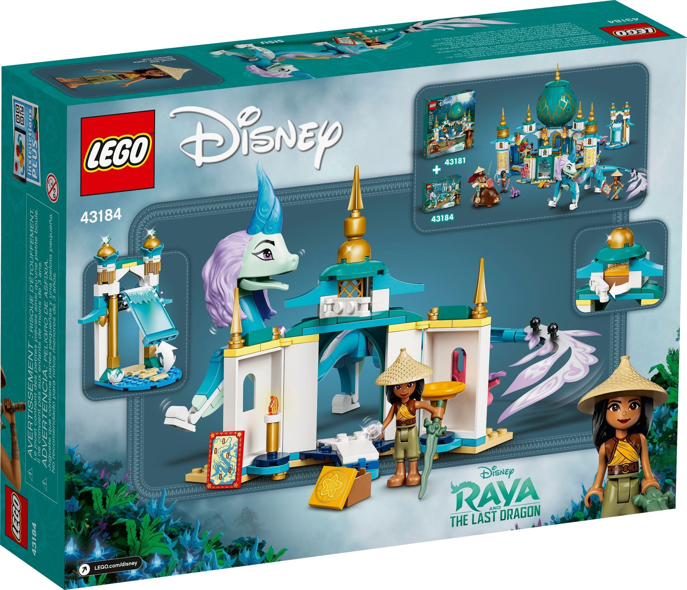LEGO Disney Raya und der letzte Drache Raya und der Sisu Drache 43184