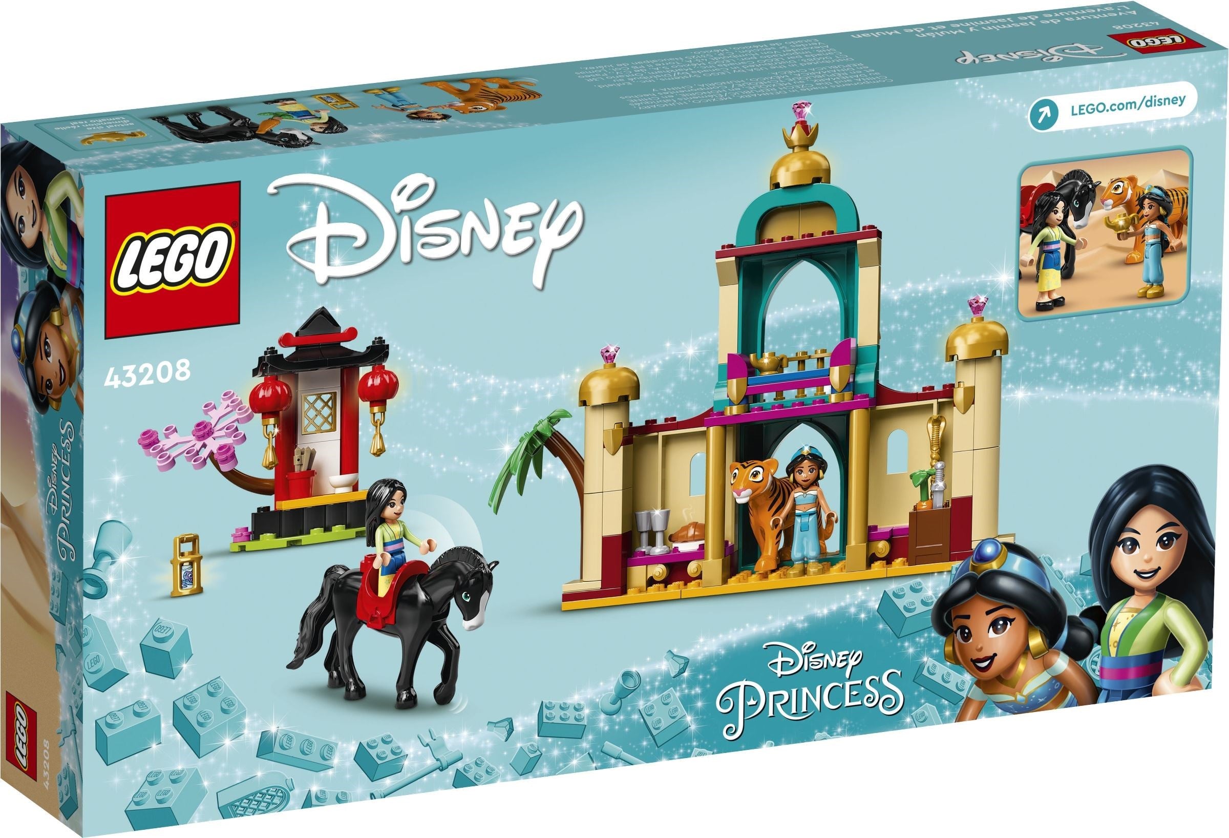 LEGO Disney Jasmins und Mulans Abenteuer 43208