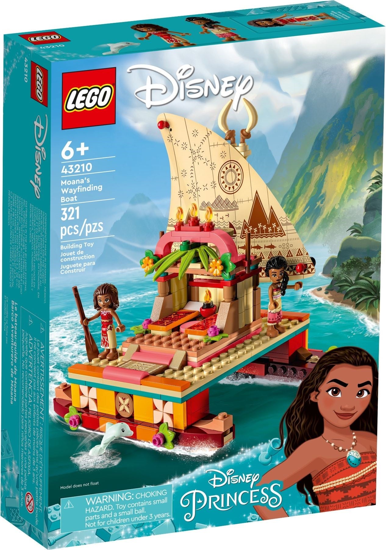 LEGO Disney Vaianas Katamaran 43210