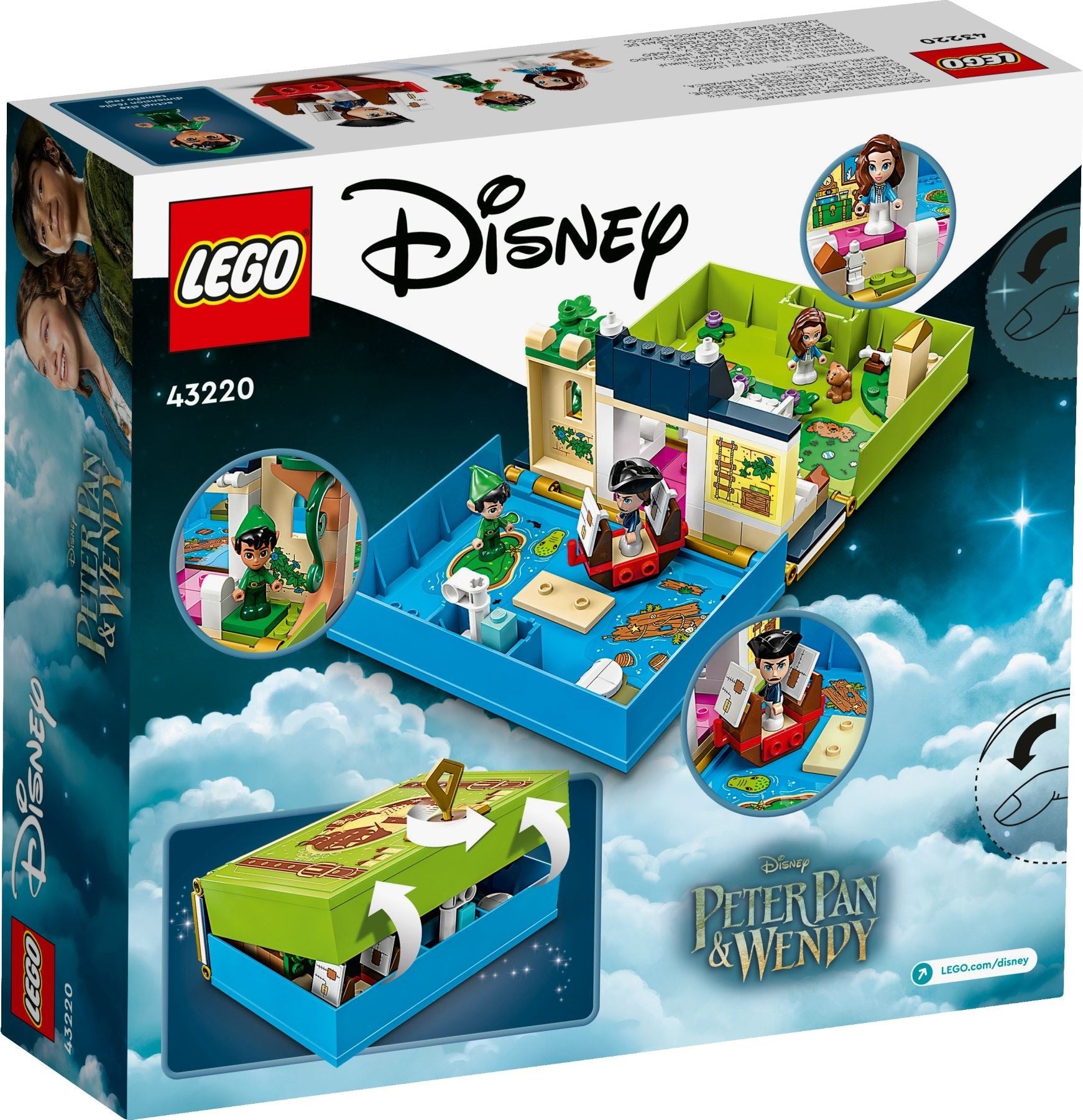 LEGO Disney Peter Pan & Wendy Märchenbuch 43220