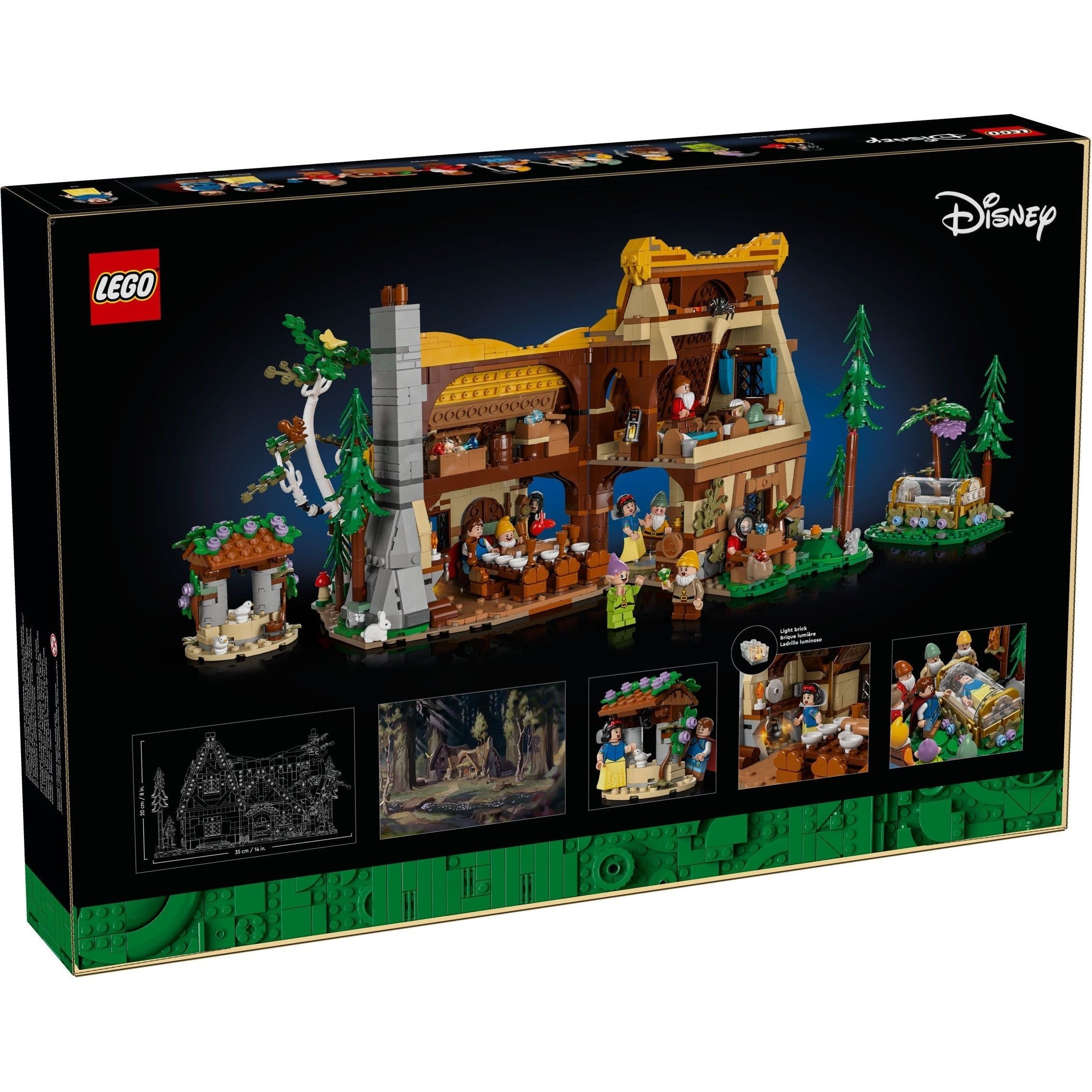 LEGO Disney Die Hütte von Schneewittchen und den sieben Zwergen 43242