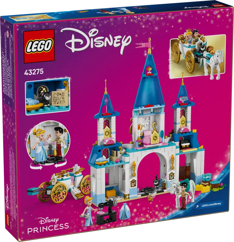 LEGO Disney Cinderellas Schloss und Pferdekutsche 43275