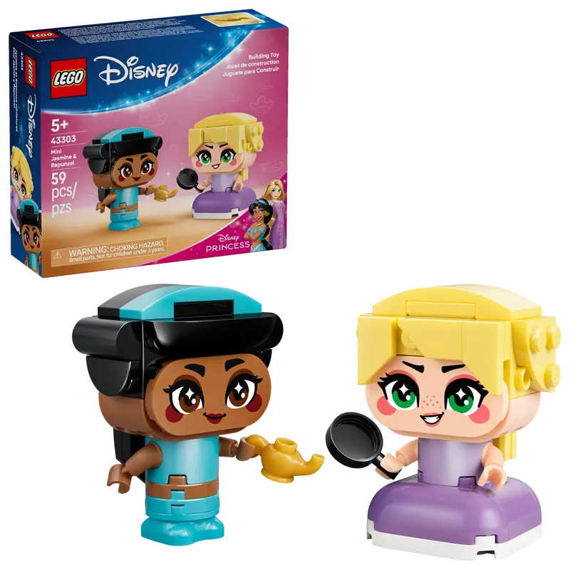 LEGO Disney™ Die Mini-Prinzessinnen Jasmin und Rapunzel 43303