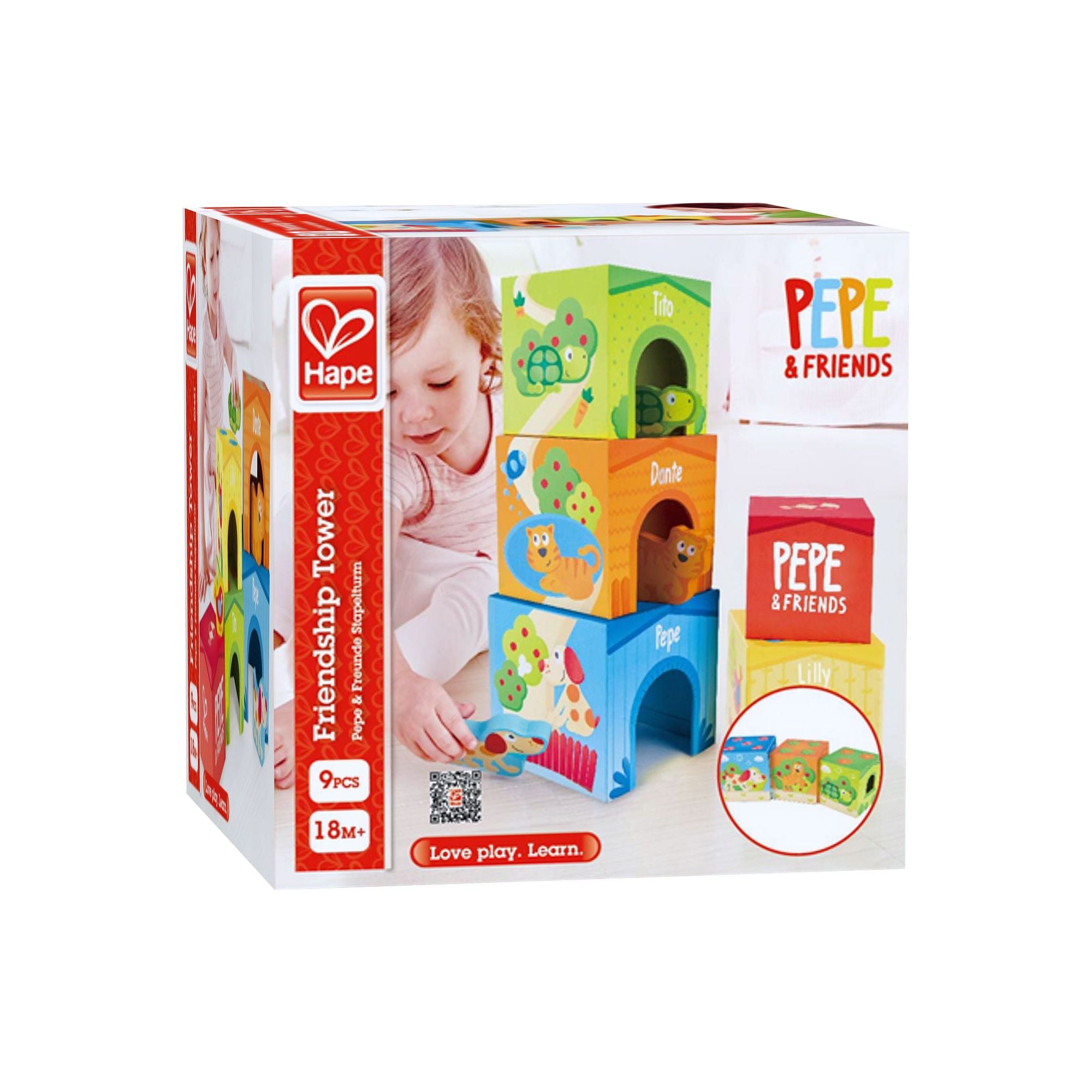 Hape Pepe + Friends Stapelturm