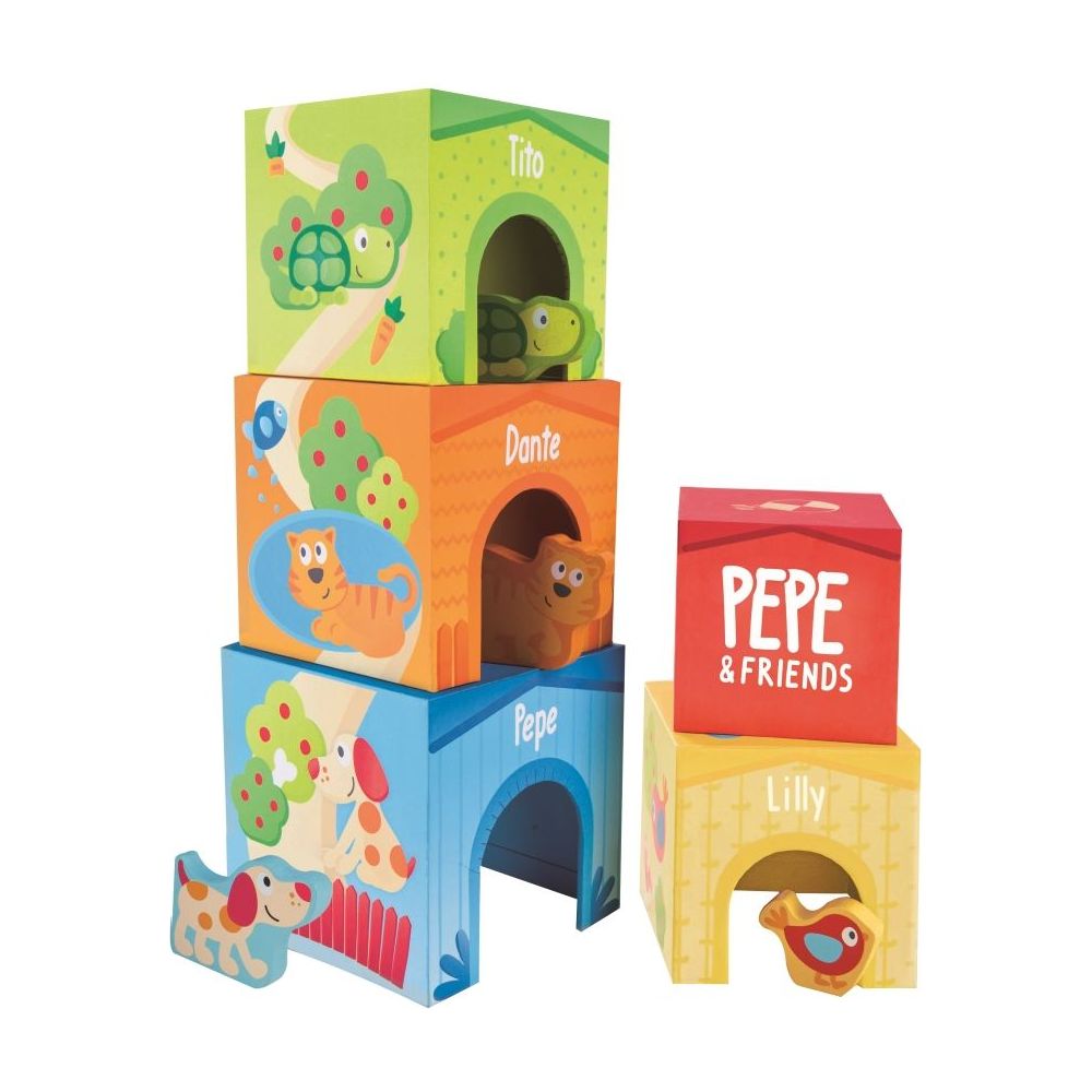 Hape Pepe + Friends Stapelturm