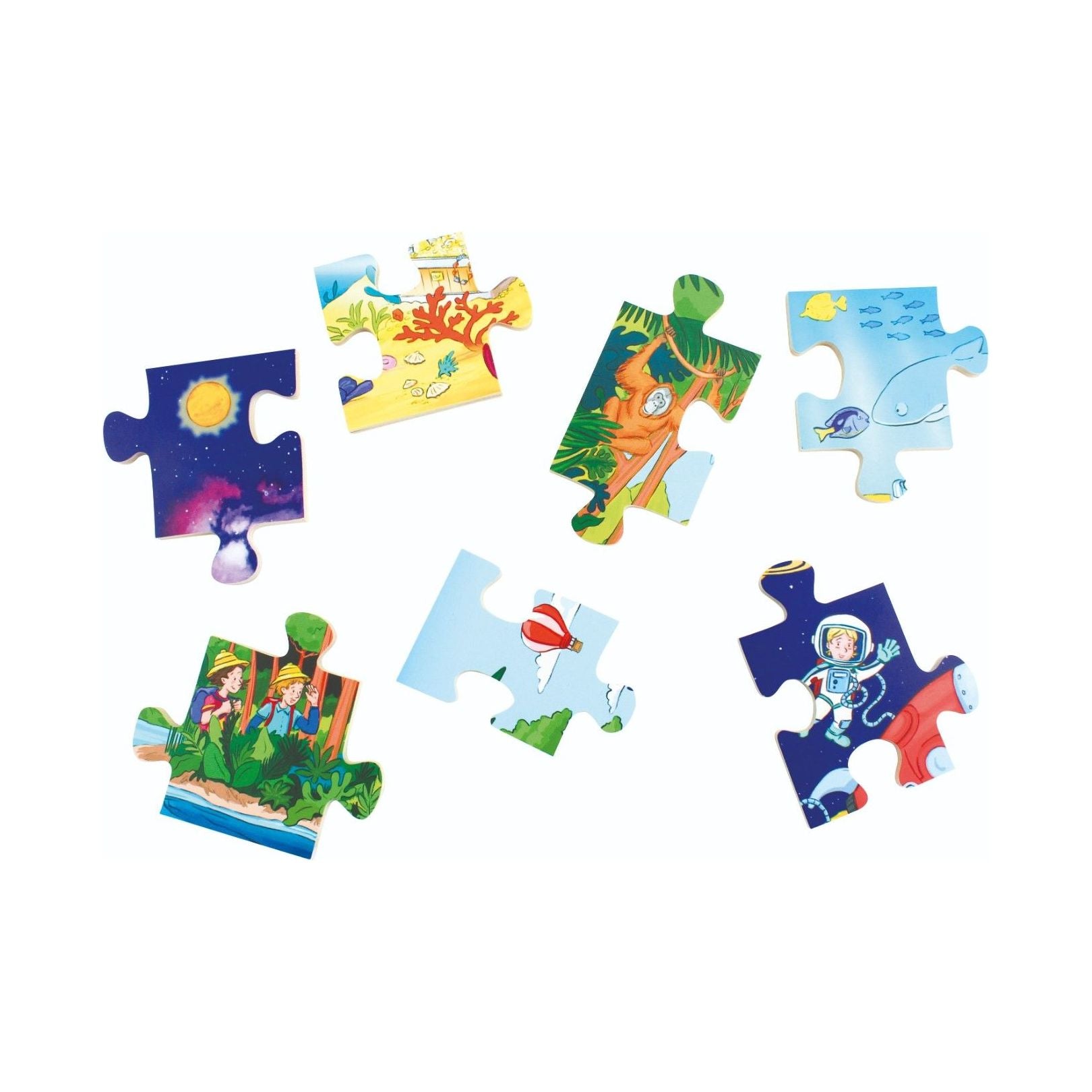 Beleduc Boden-Puzzle Tiefsee bis Weltall
