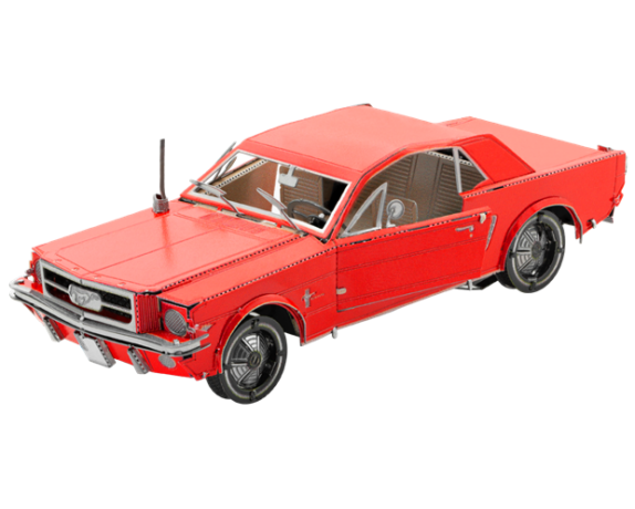 1965 Ford Mustang Coupe (Red) – Metall Bausatz