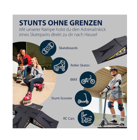 Hudora Skater Rampen Set, 5-teilig