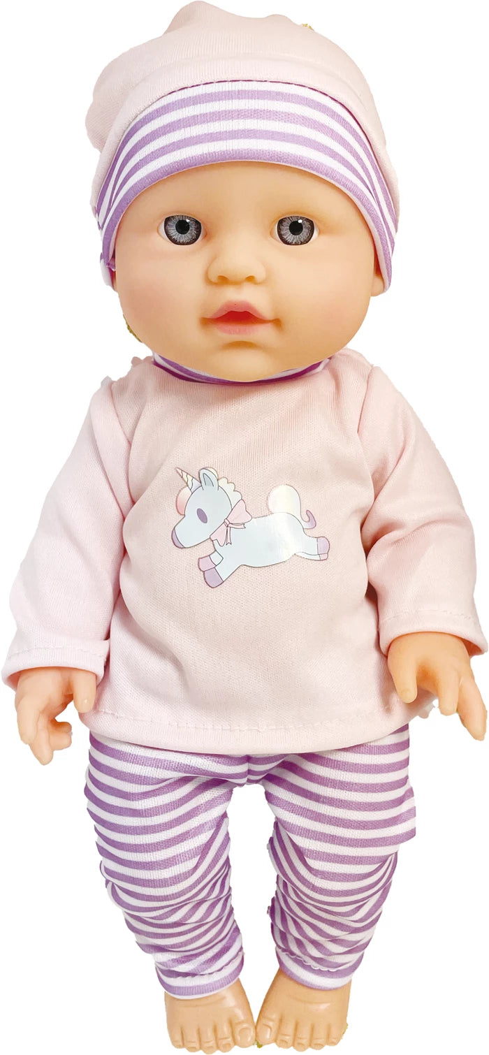 Dimian Puppe 30 cm plus 6 Kleider bekleidete Puppe